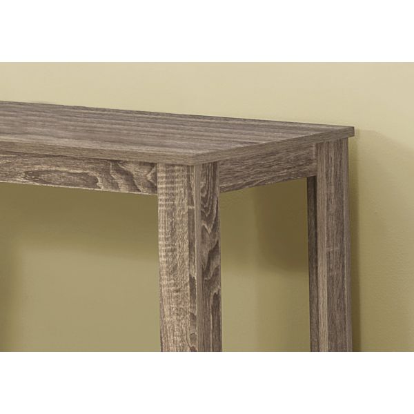 Accent Table， Console， Entryway， Narrow， Sofa， Living Room， Bedroom， Brown Laminate， Transitional