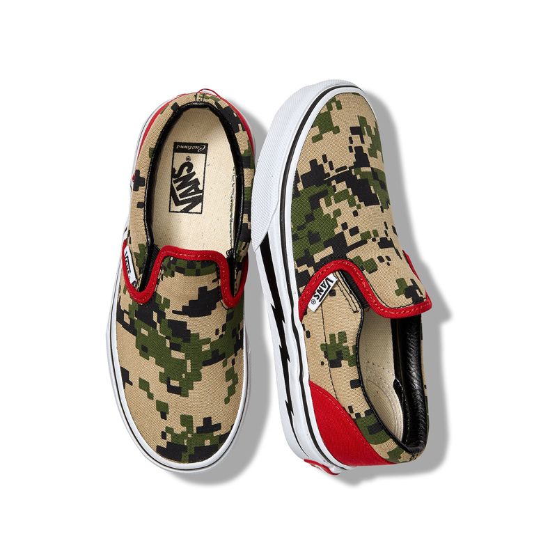 Customs Kids Digi Camo Slip-On