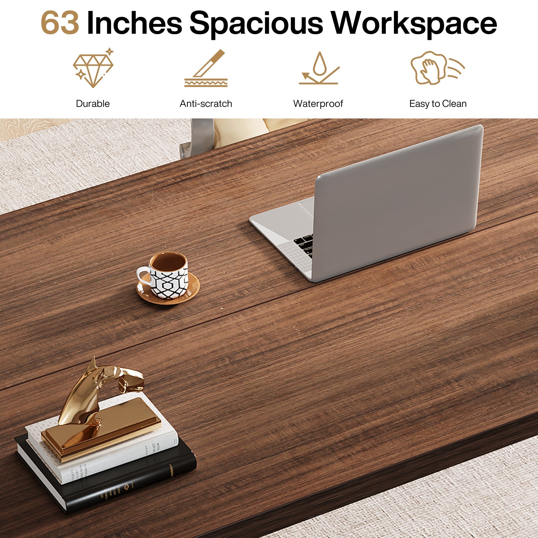 Wood Executive Desk, 62.99