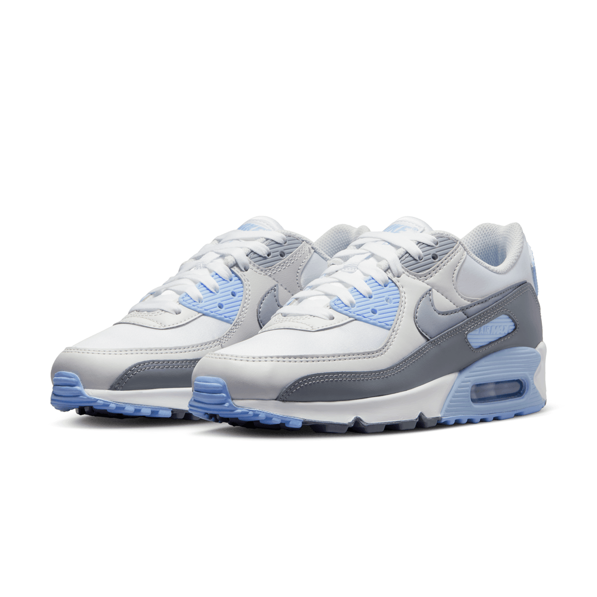 Wmns Air Max 90 'Grey Light Blue'