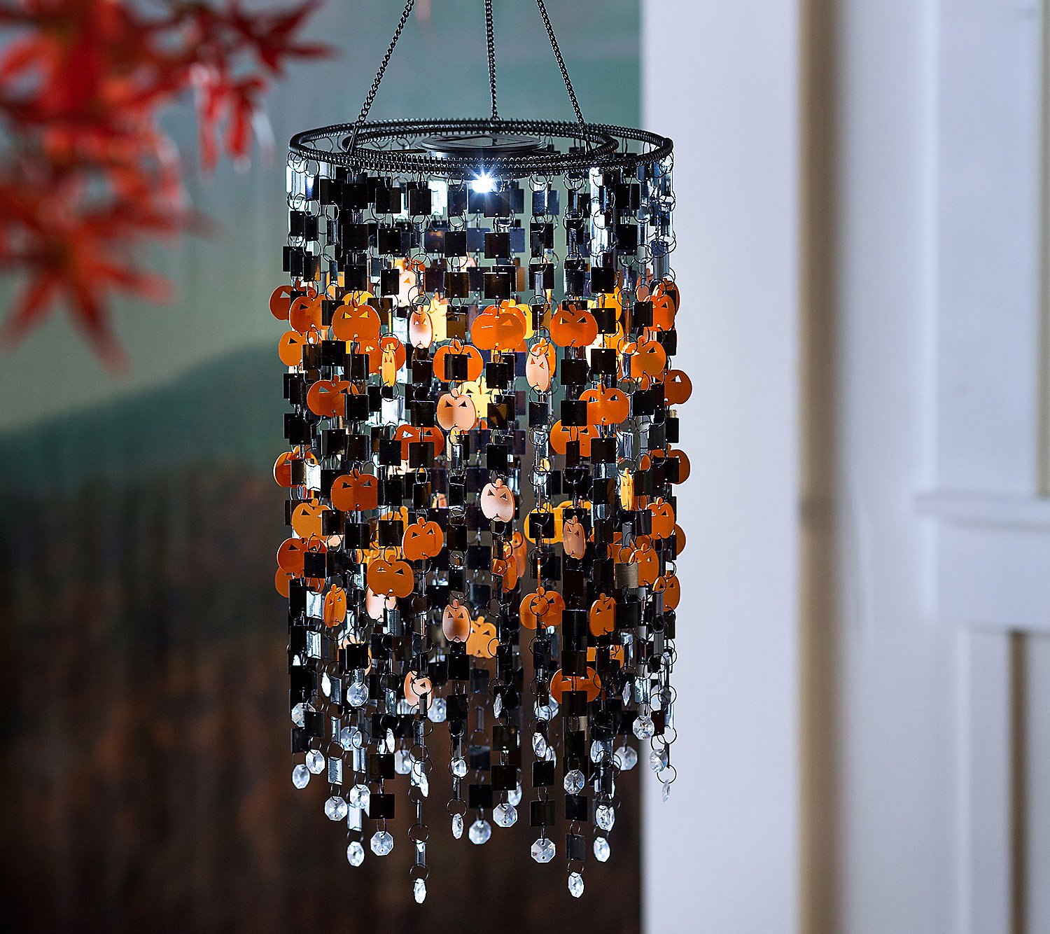 Evergreen Solar Pumpkin Mobile Lantern