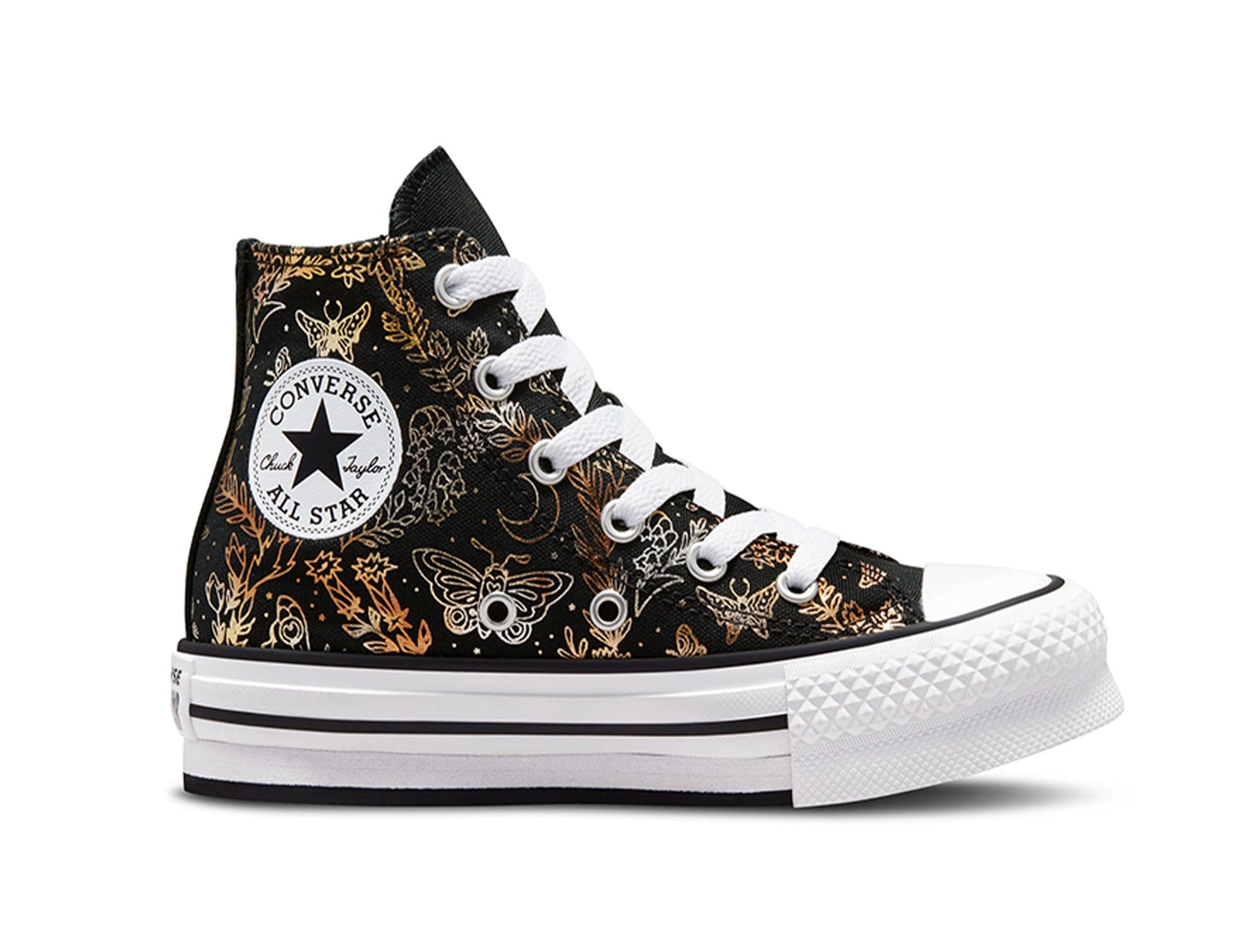 Converse Chuck Taylor Plataforma Hi Junior Negro