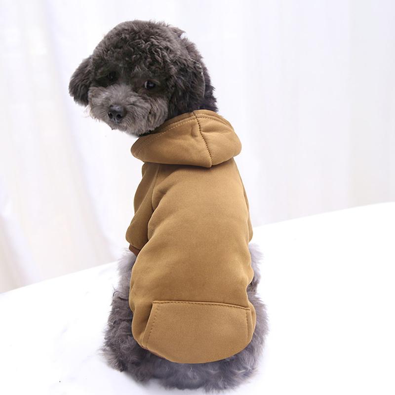 Winter Dog Hoodie With Pockets