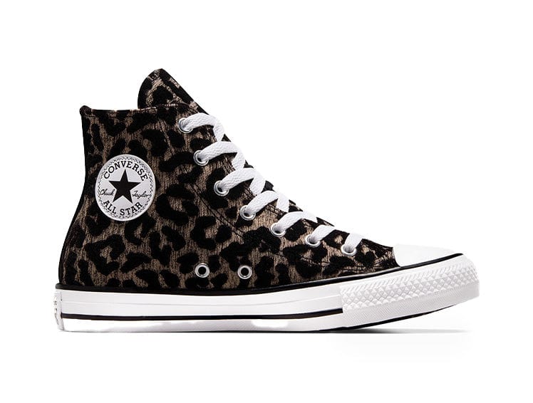 Converse Chuck Taylor Hi Leopard Love Womens Negro