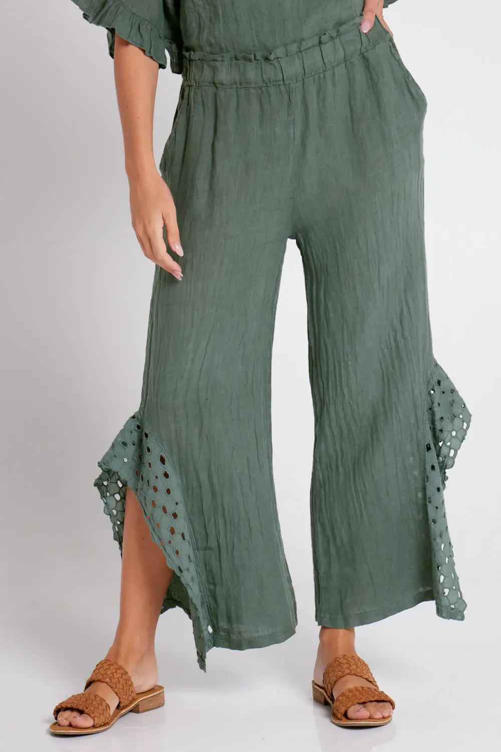Dreamer Linen Pants - Khaki