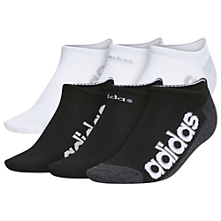 adidas Women's Superlite Linear 3 6-Pack No Show Socks