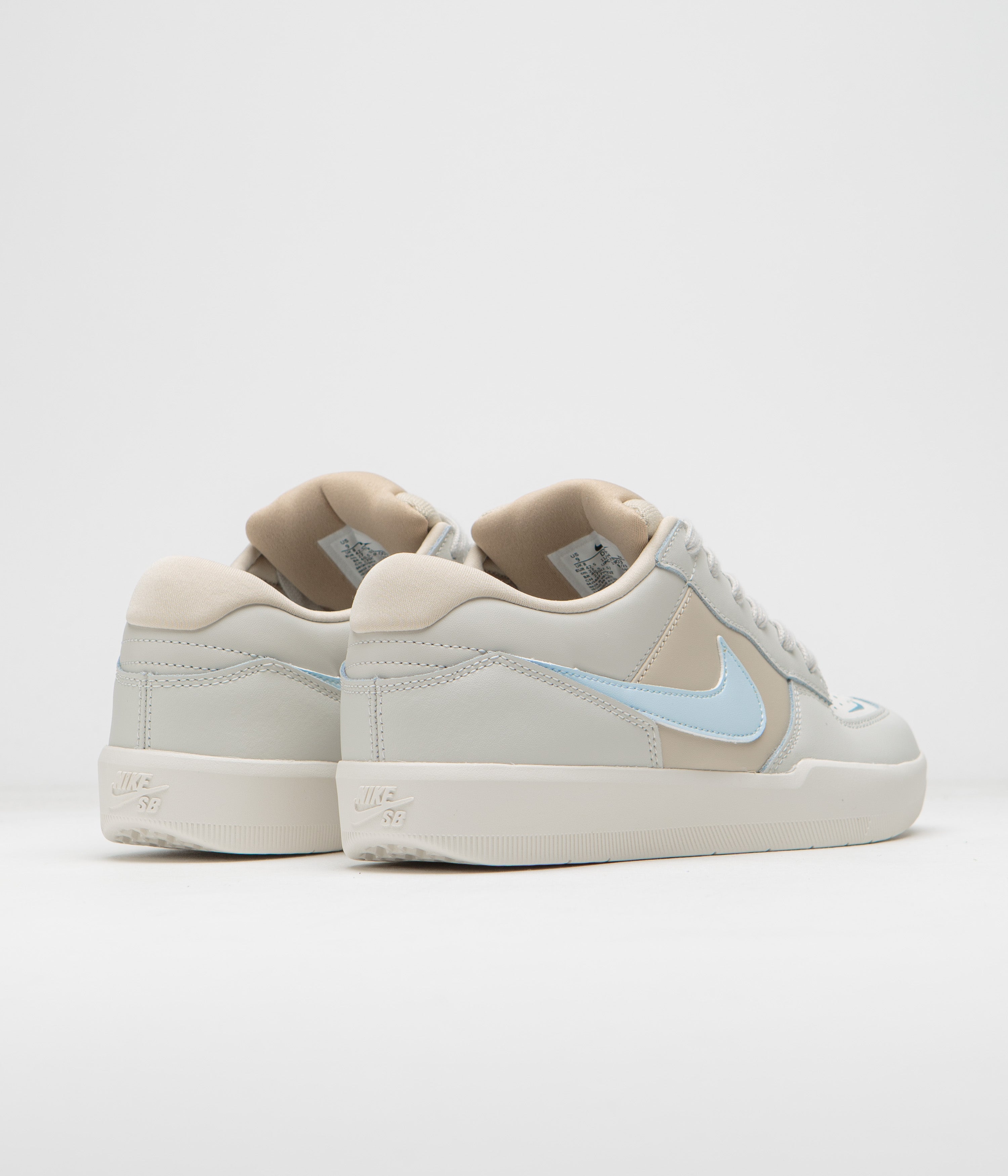 Nike SB Force 58 Premium Shoes - Light Bone / Glacier Blue - Sanddrift - Hemp