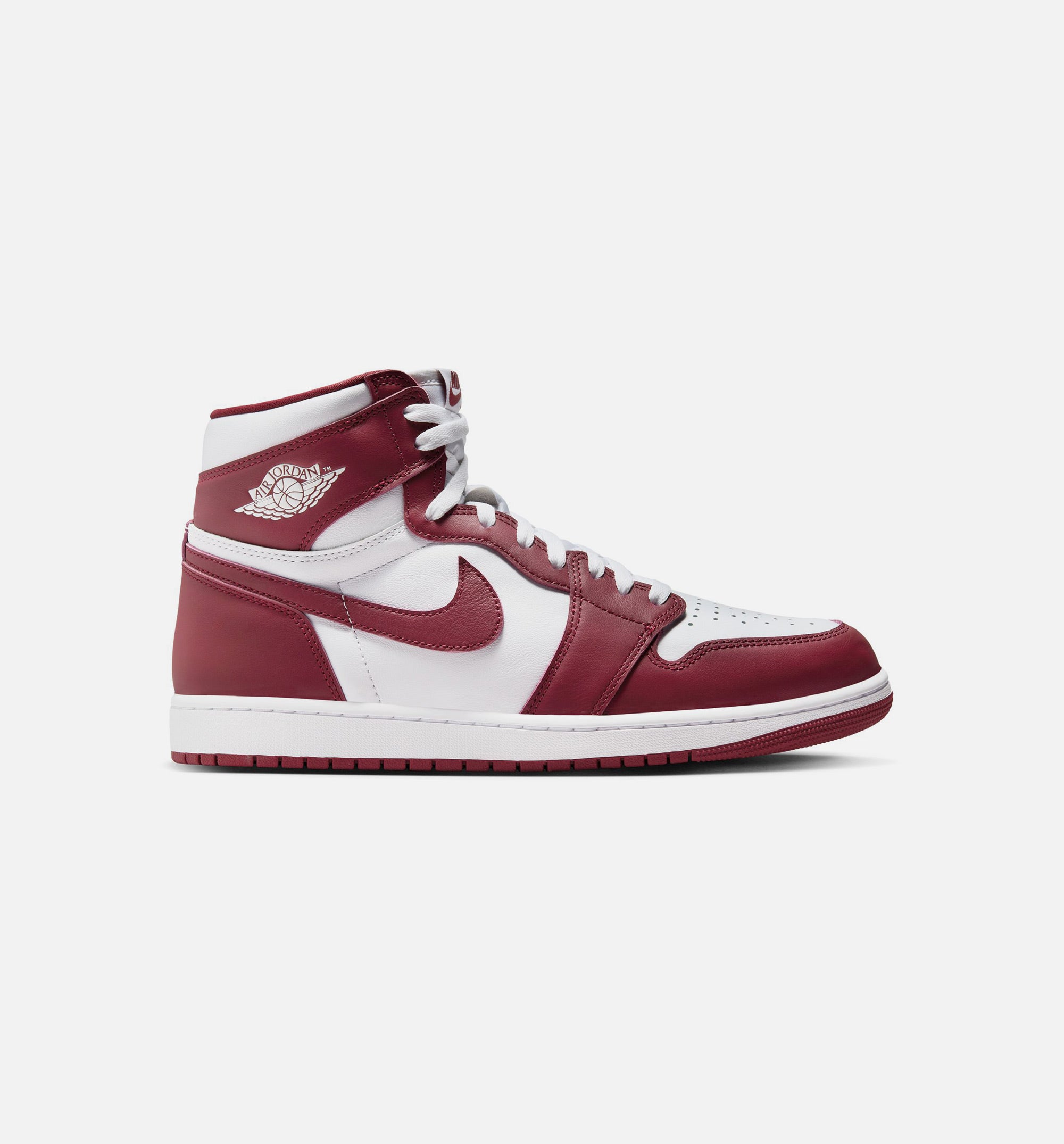 Air Jordan 1 Retro High OG Artisanal Red Mens Lifestyle Shoe - White/Team Red