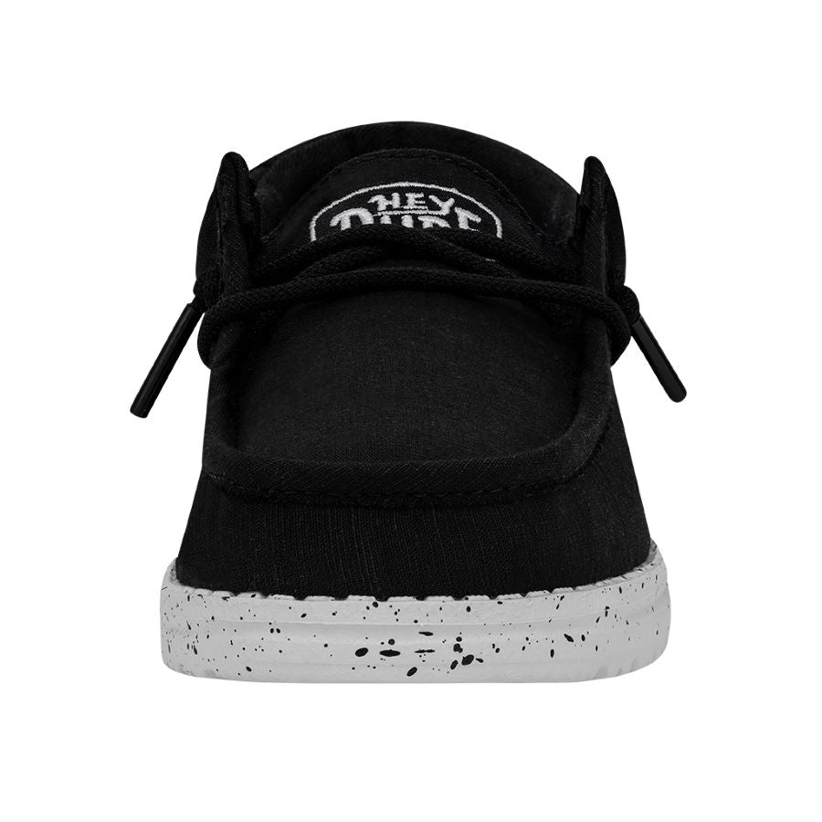 Wally Youth Slub Canvas - Black