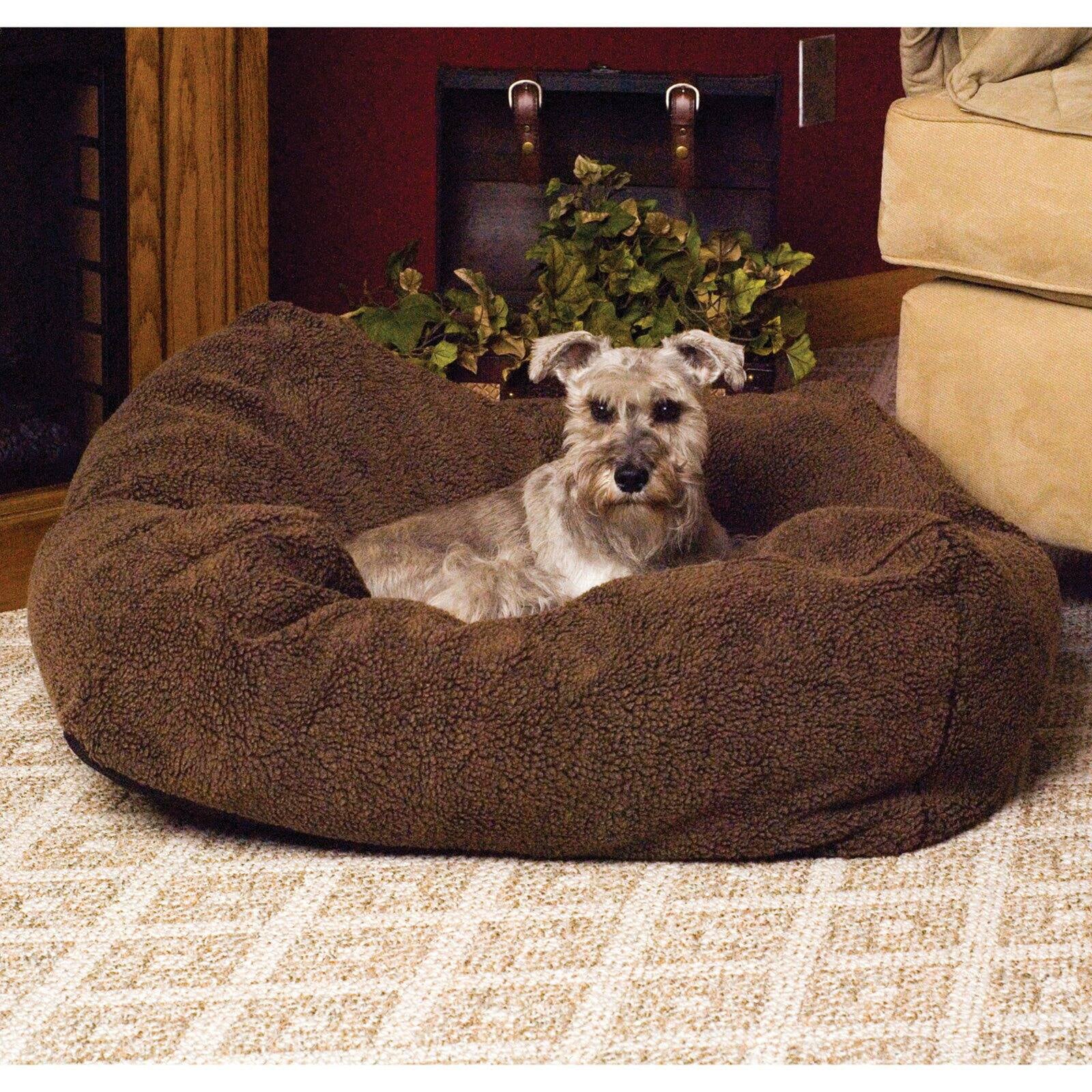 KandH Pet Products Cuddle Cube Dog Bed， Large， Gray