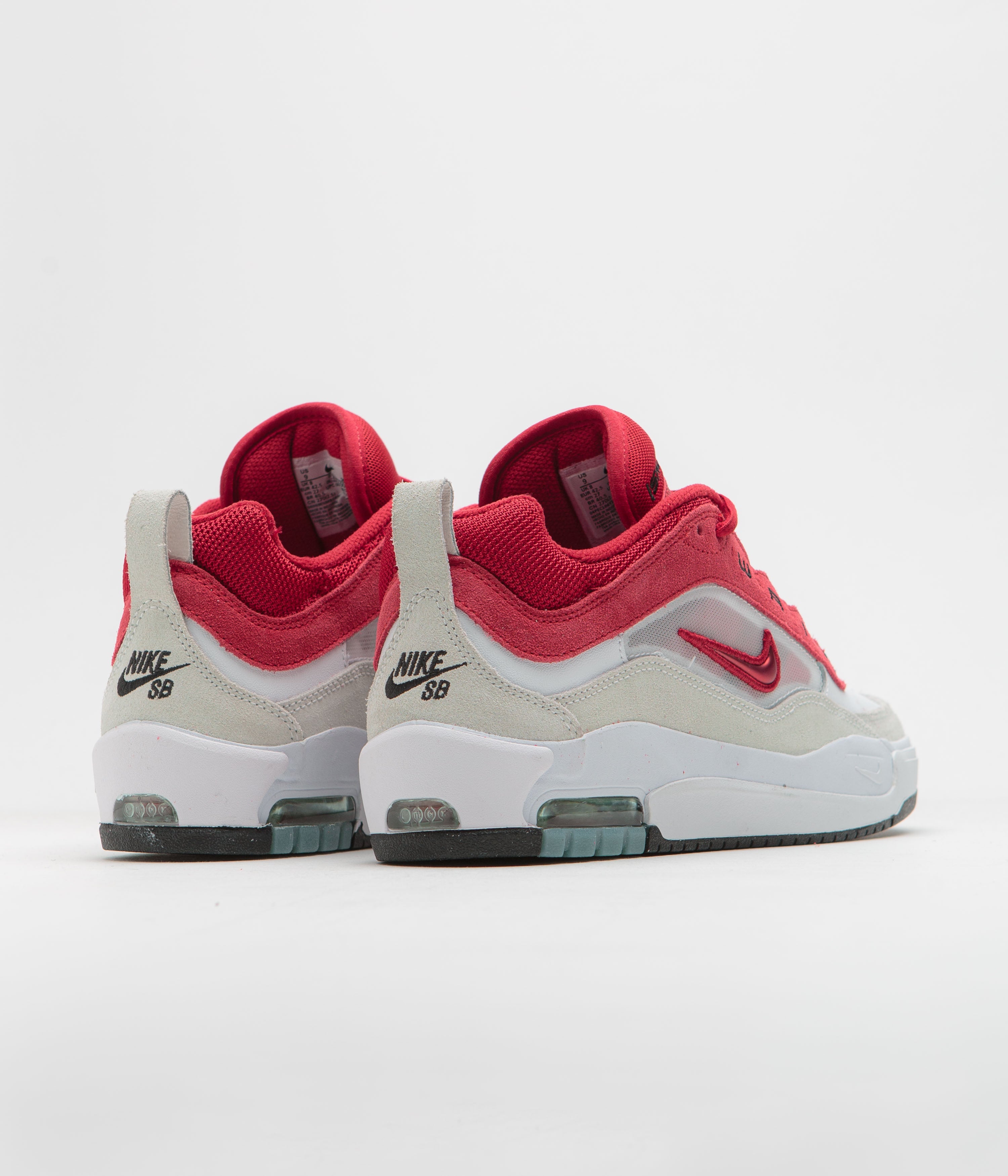 Nike SB Air Max Ishod Shoes - White / Varsity Red - Summit White