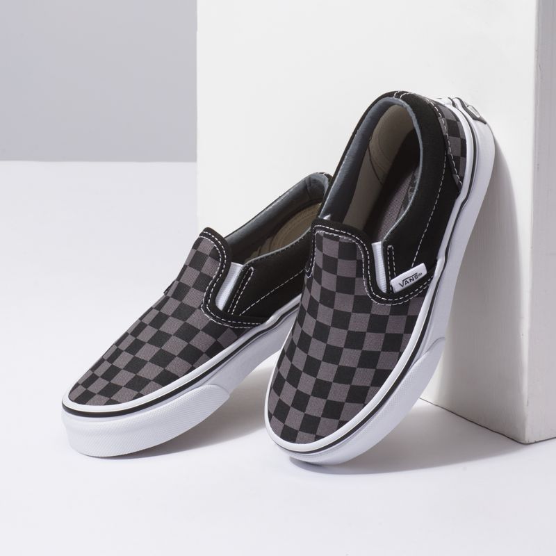 Kids Checkerboard Slip-On