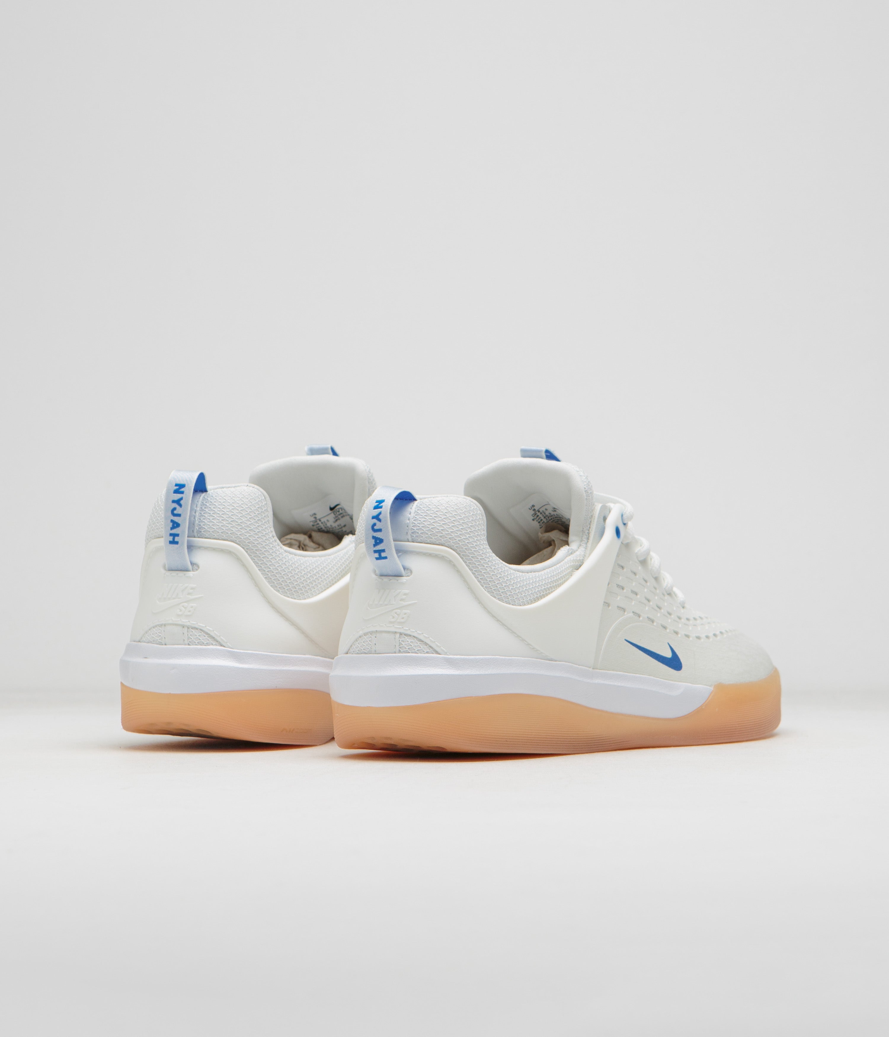 Nike SB Nyjah 3 Shoes - Summit White / Photo Blue - Summit White