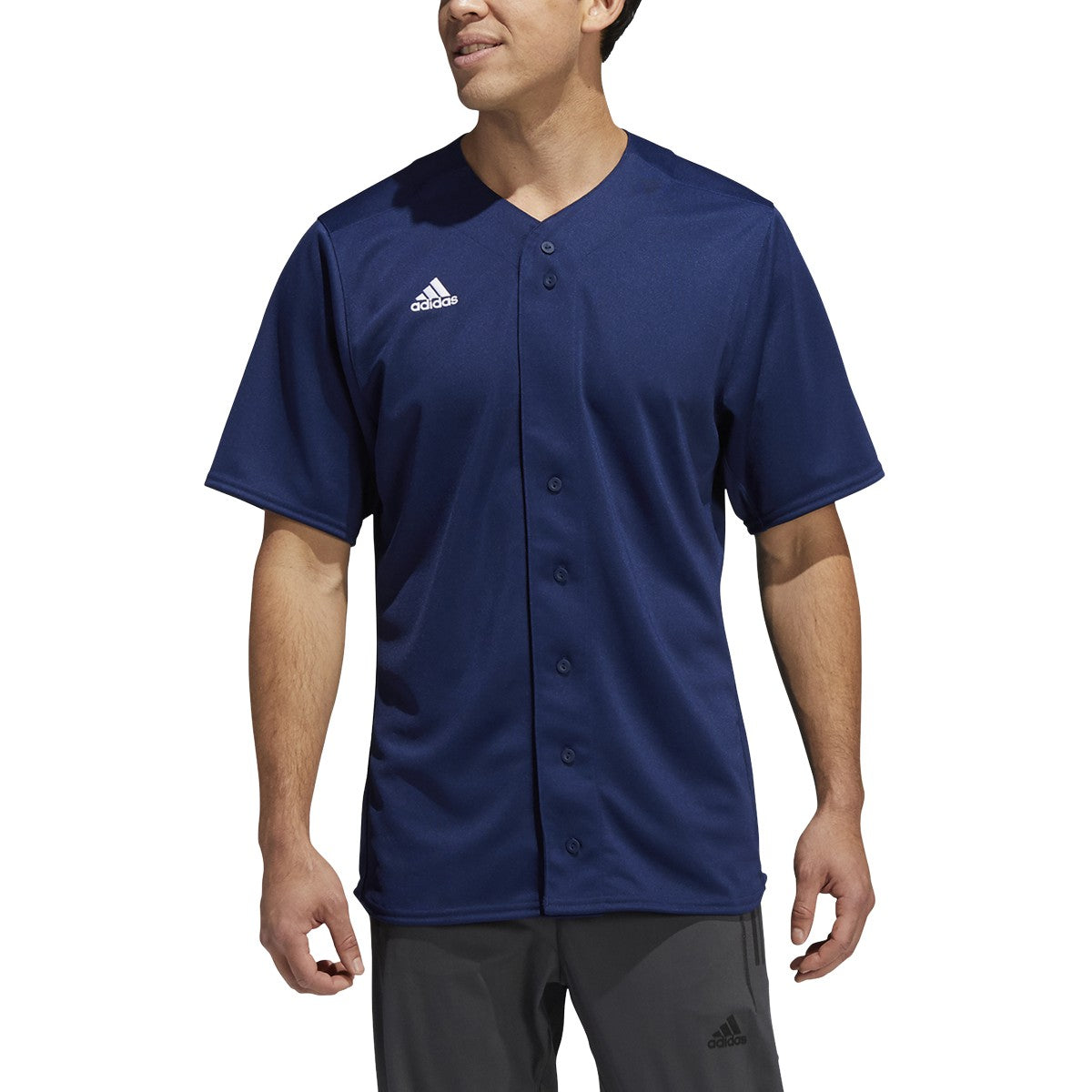 adidas Men's Short Sleeve Baseball Jersey