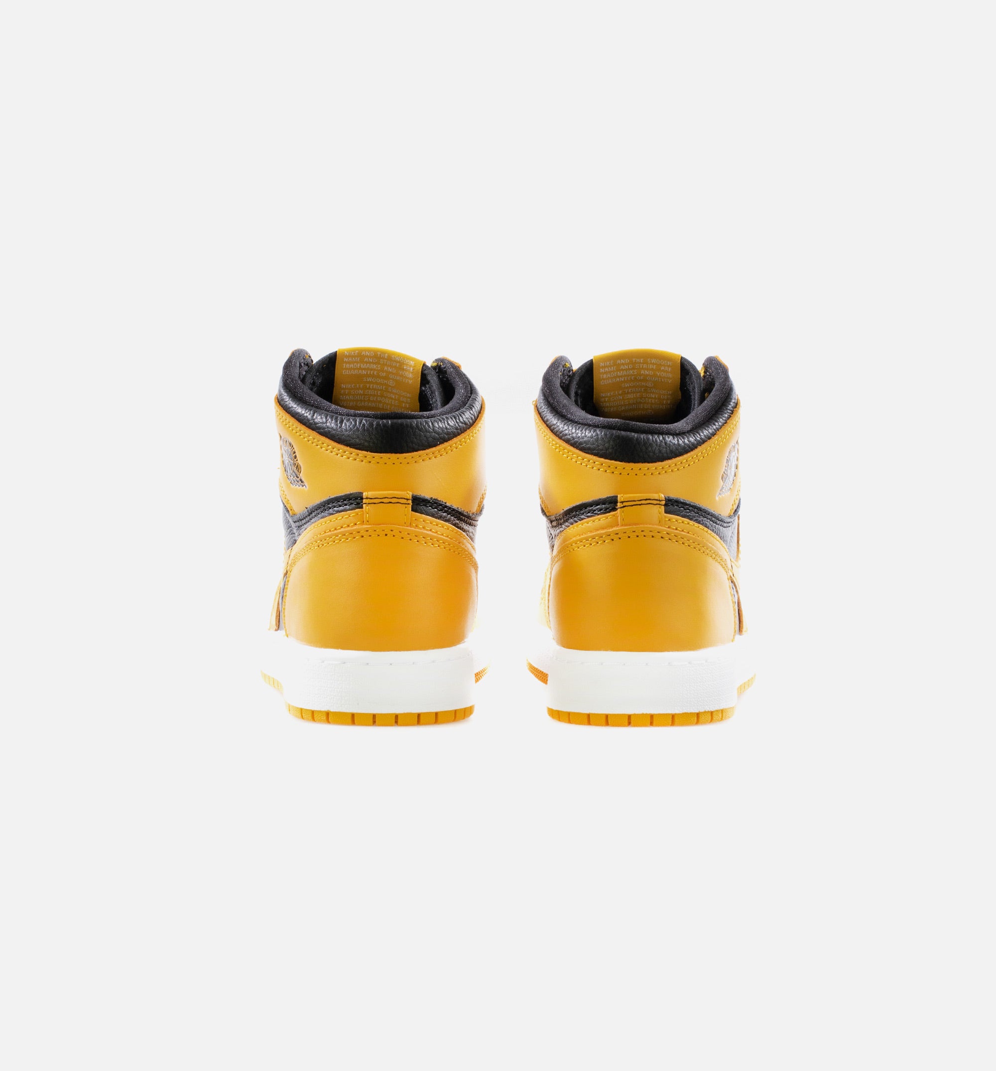 Air Jordan 1 Retro High OG Grade School Lifestlye Shoe - Pollen/Black/White Limit One Per Customer