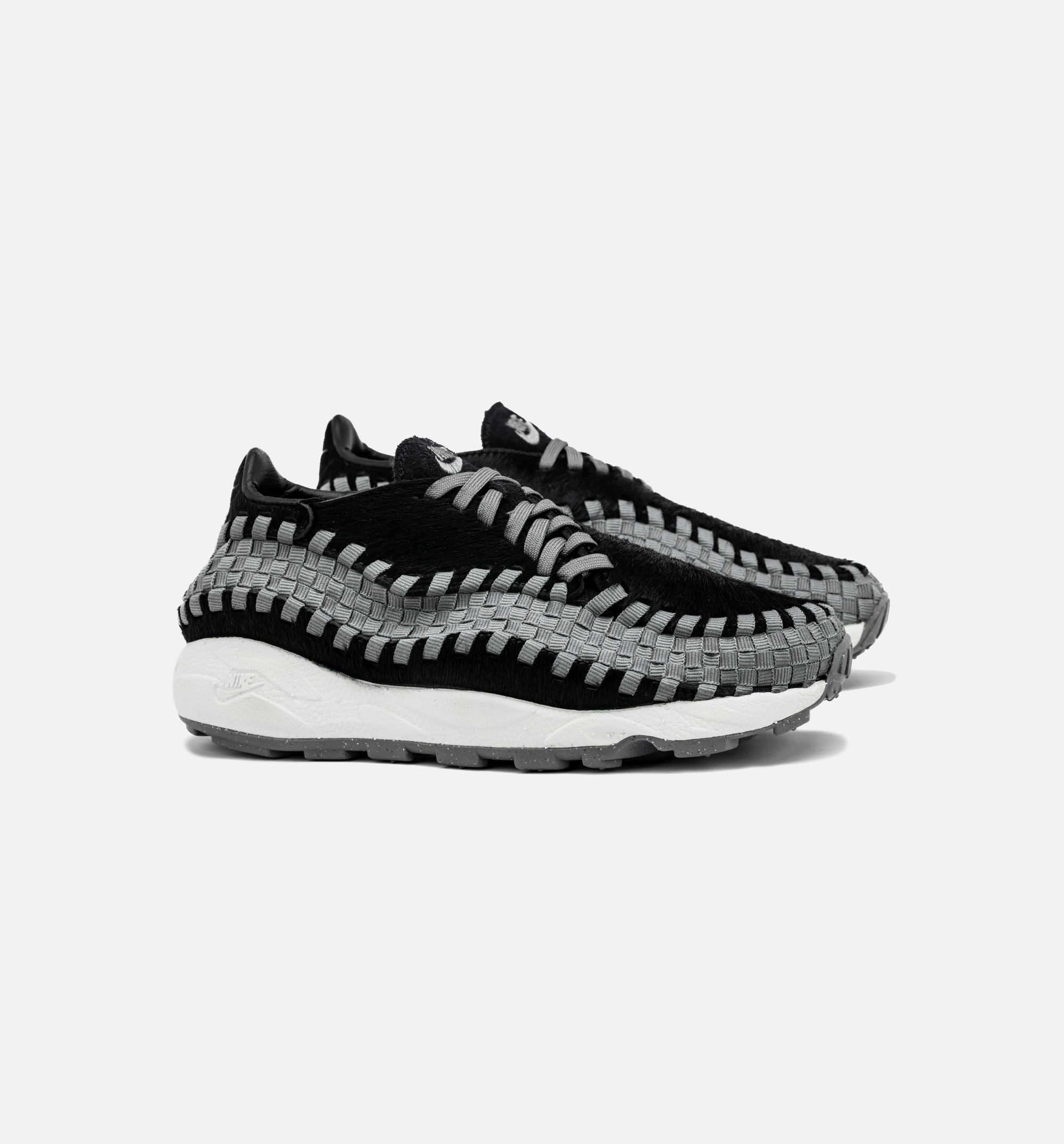 Air Footscape Woven Womens Lifestyle Shoe - Black/Smoke Grey/Sail