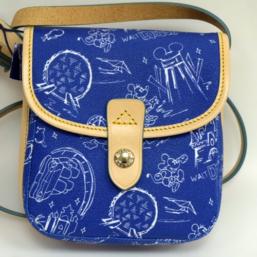 Disney Dooney and Bourke Bag - Disney World Blue Disneyana - Crossbody