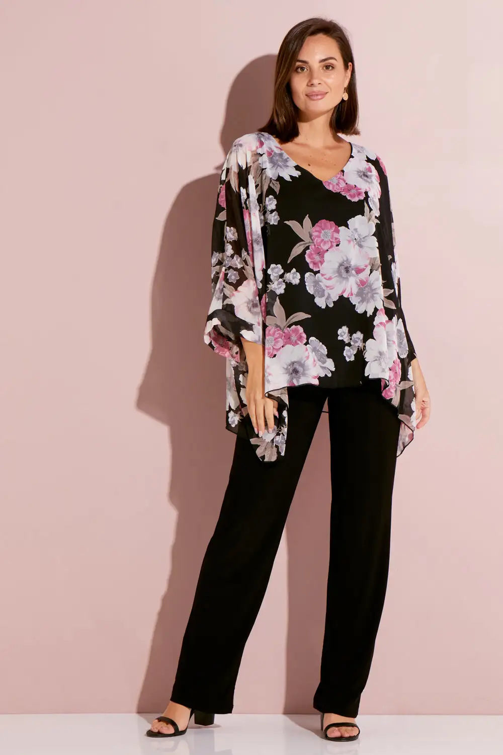 Maralina Chiffon Top - Azalea Dusk
