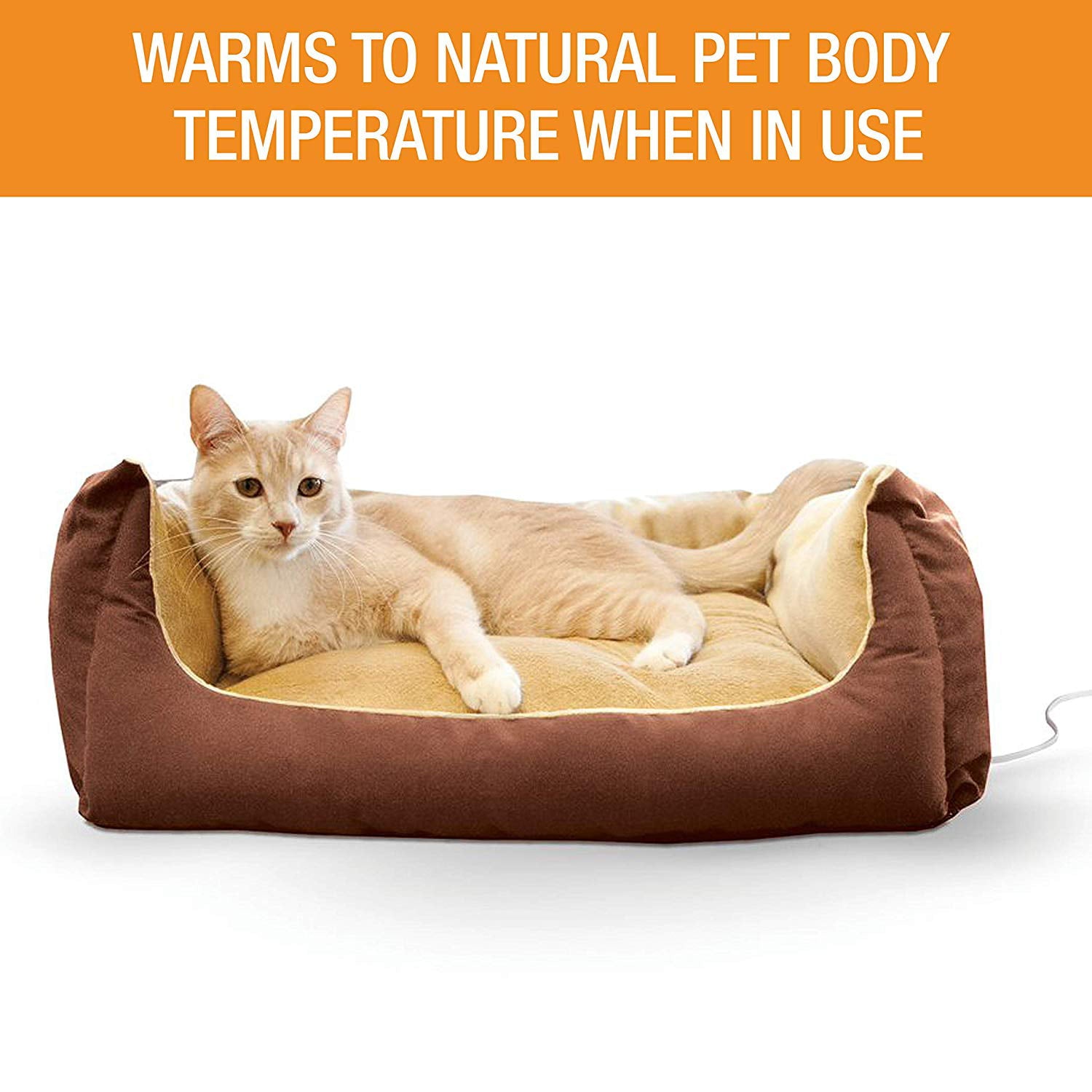 KandH Pet Products Pet Bed Warmer for Cats and Dogs， Gray， X-Large 15.75 X 25.5 Inches