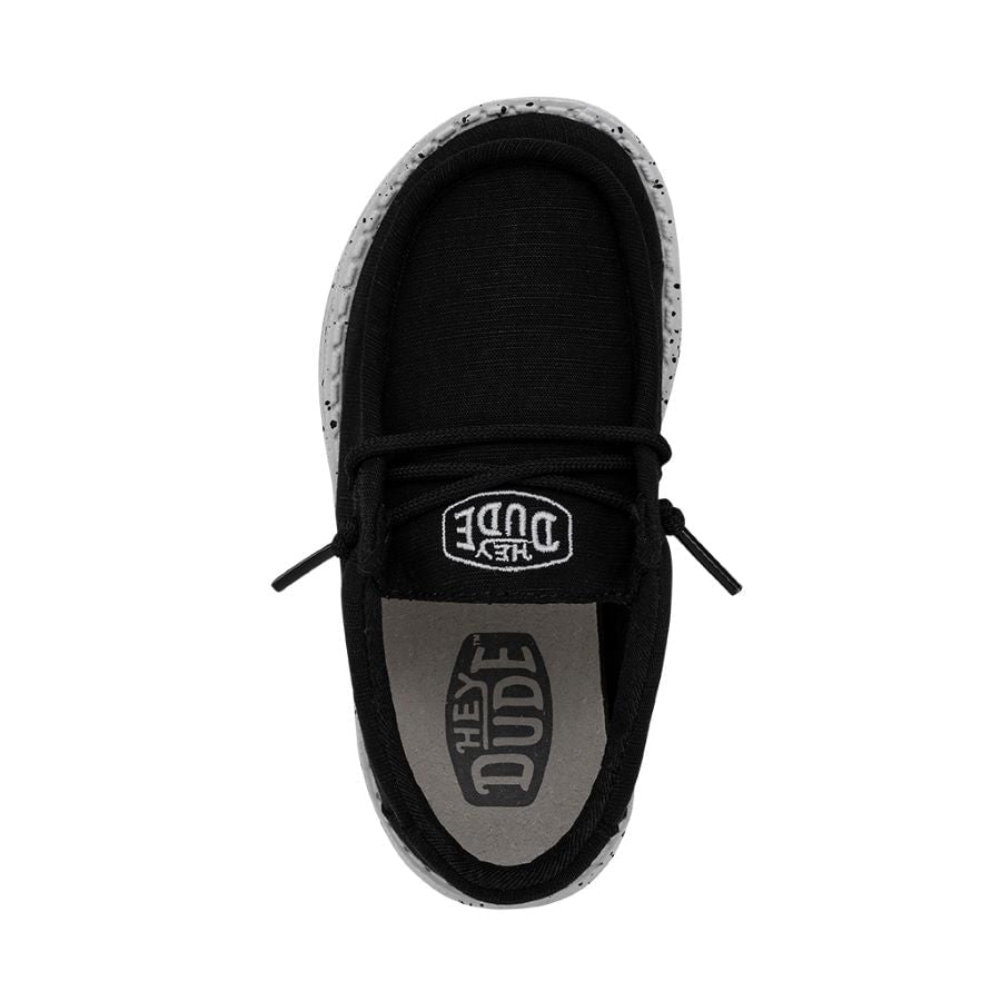 Wally Toddler Slub Canvas - Black