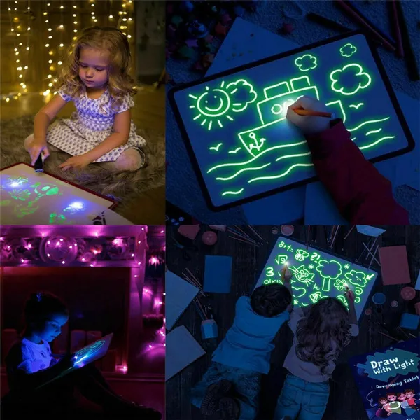 🔥BIG SALE - 25% OFF🔥🔥🌟Magic LED Light Drawing Pad - Release the Creativity of Children!☀