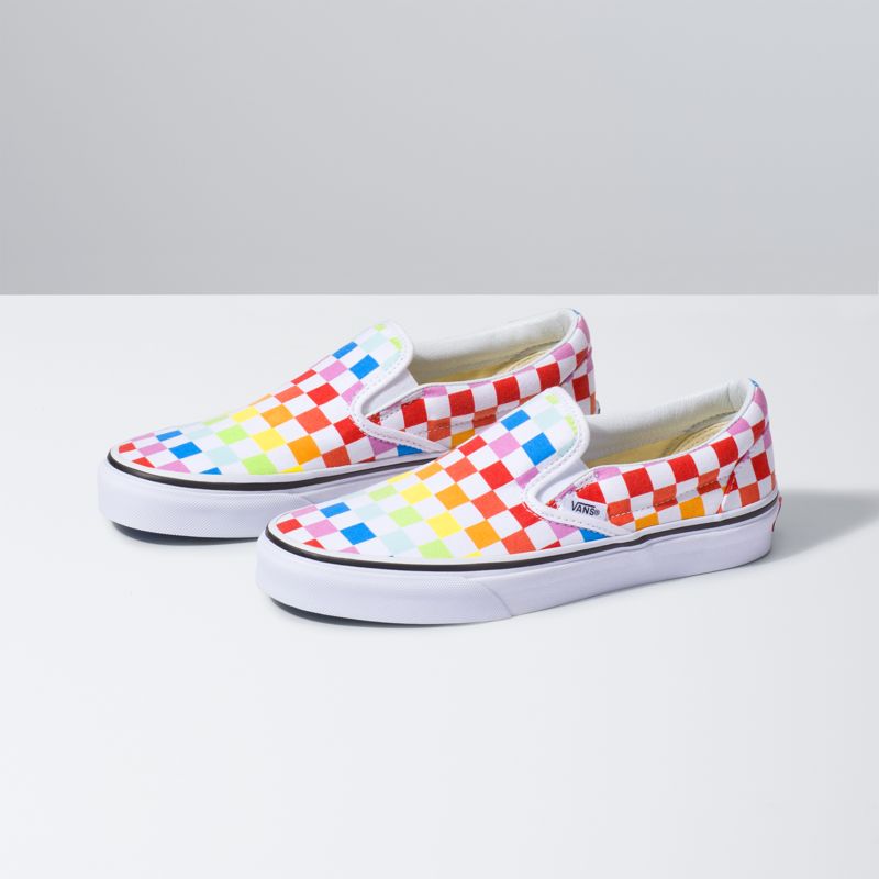 Kids Checkerboard Slip-On