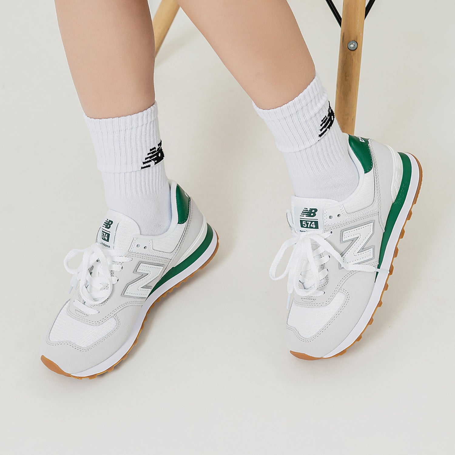 New Balance 574 'White Green' ML574TD2