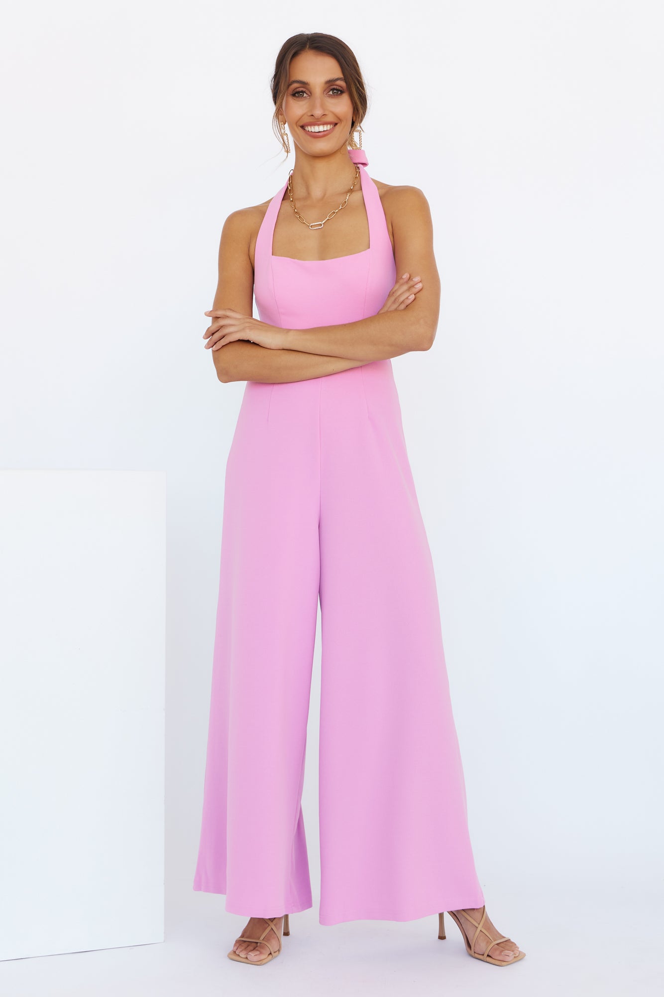 Sweet Home Jumpsuit Pink