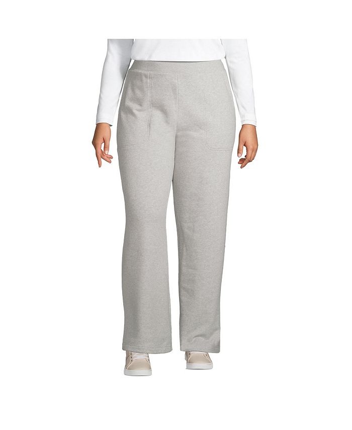 Women's Plus Size High Rise Serious Sweats Wide Leg Sweatpants