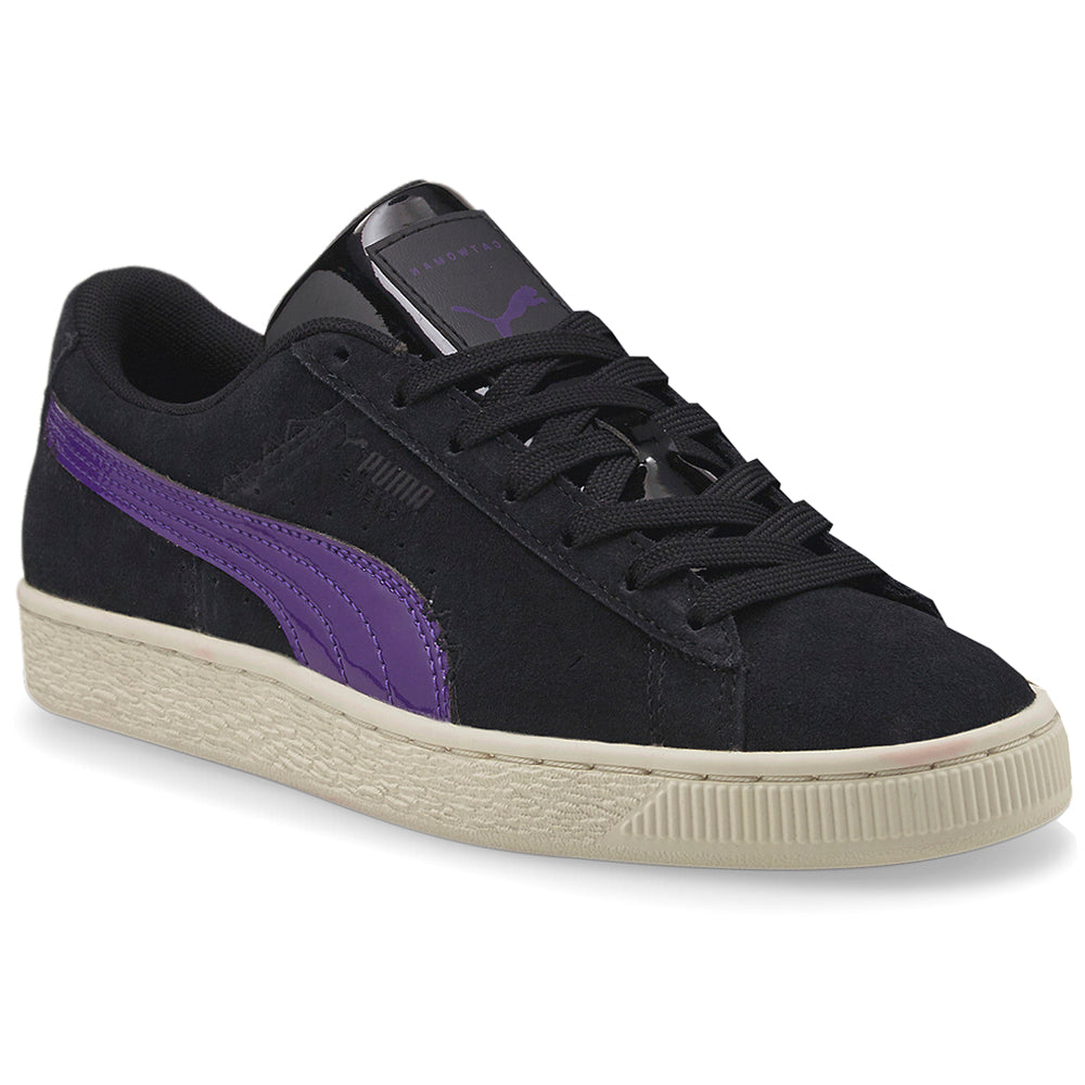 Suede Classic Cat Woman Lace Up Sneakers