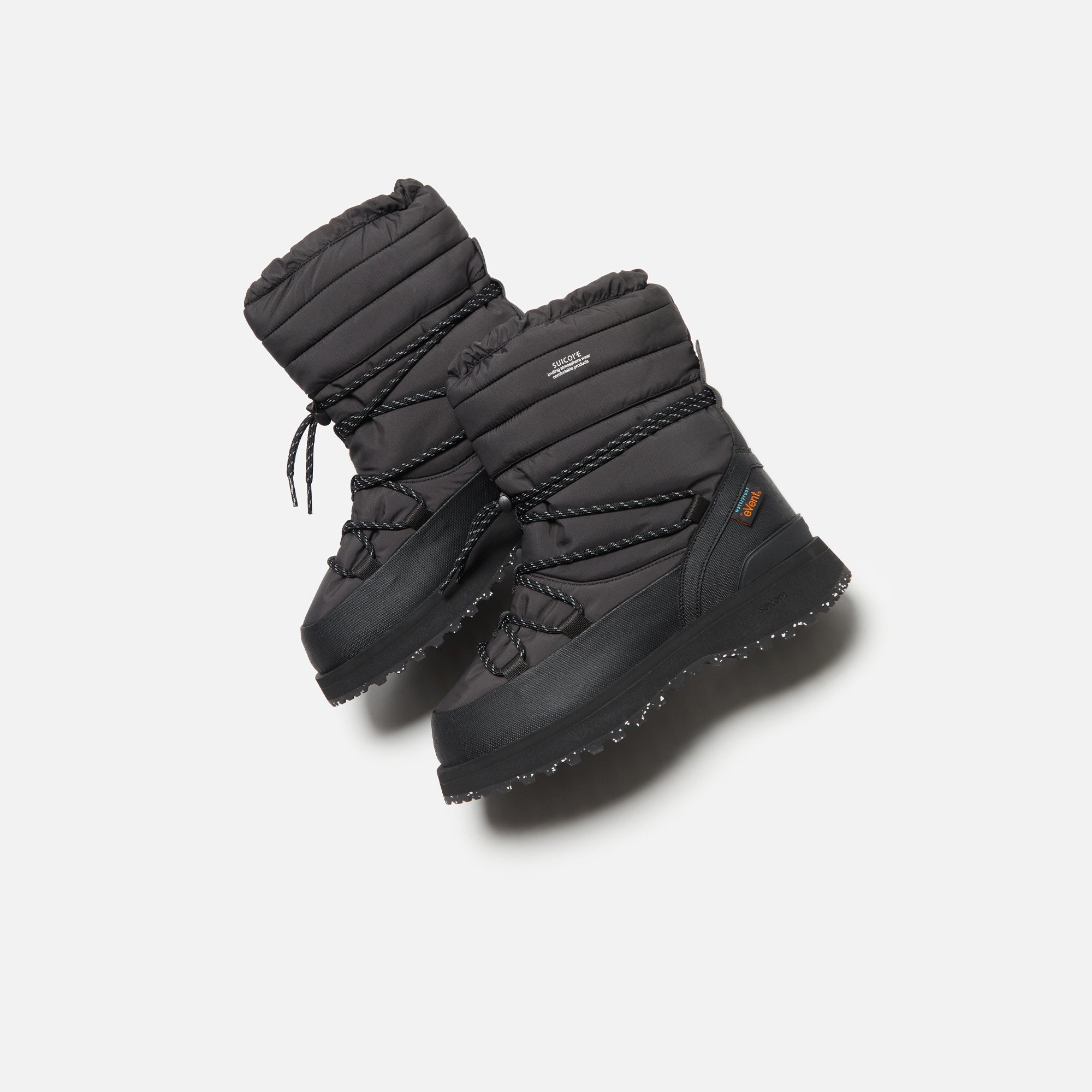 Suicoke BOWER-Evab Hi Lace - Black