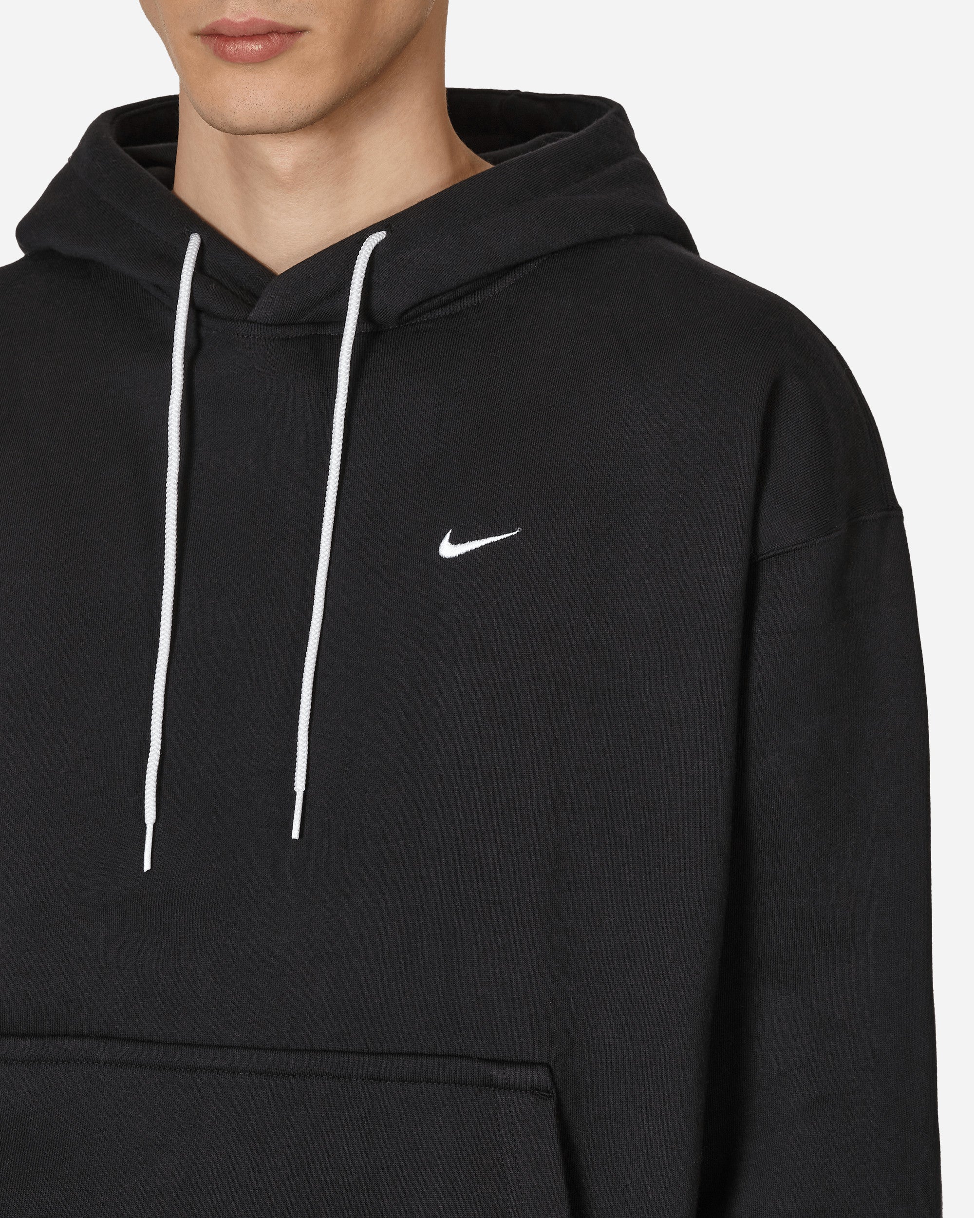 Solo Swoosh Hooded Sweatshirt Black