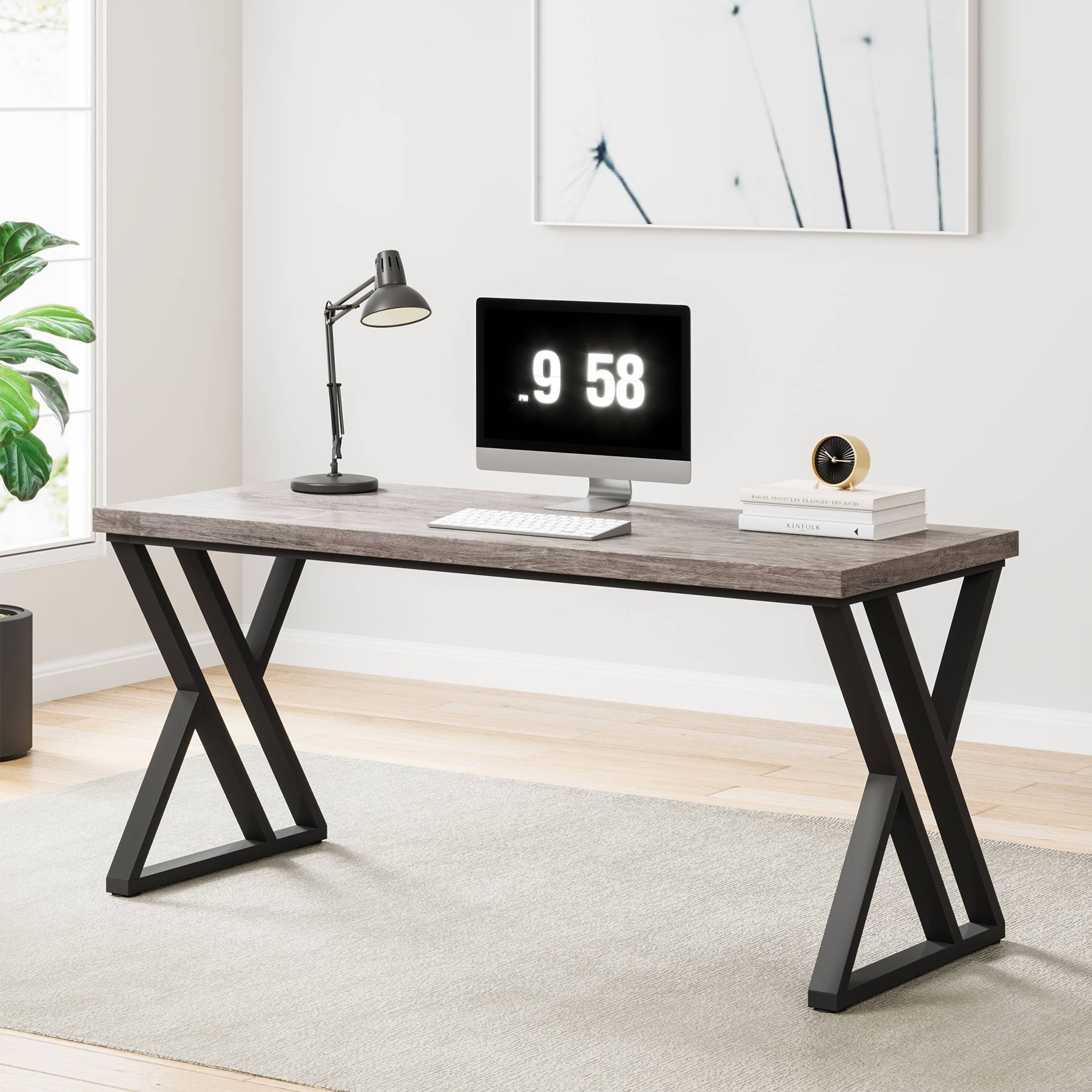 Heavy-Duty Computer Desk, 55