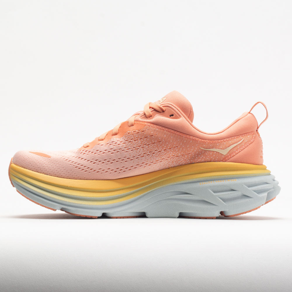 HOKA Bondi 8 Women's Shell Coral/Peach Parfait