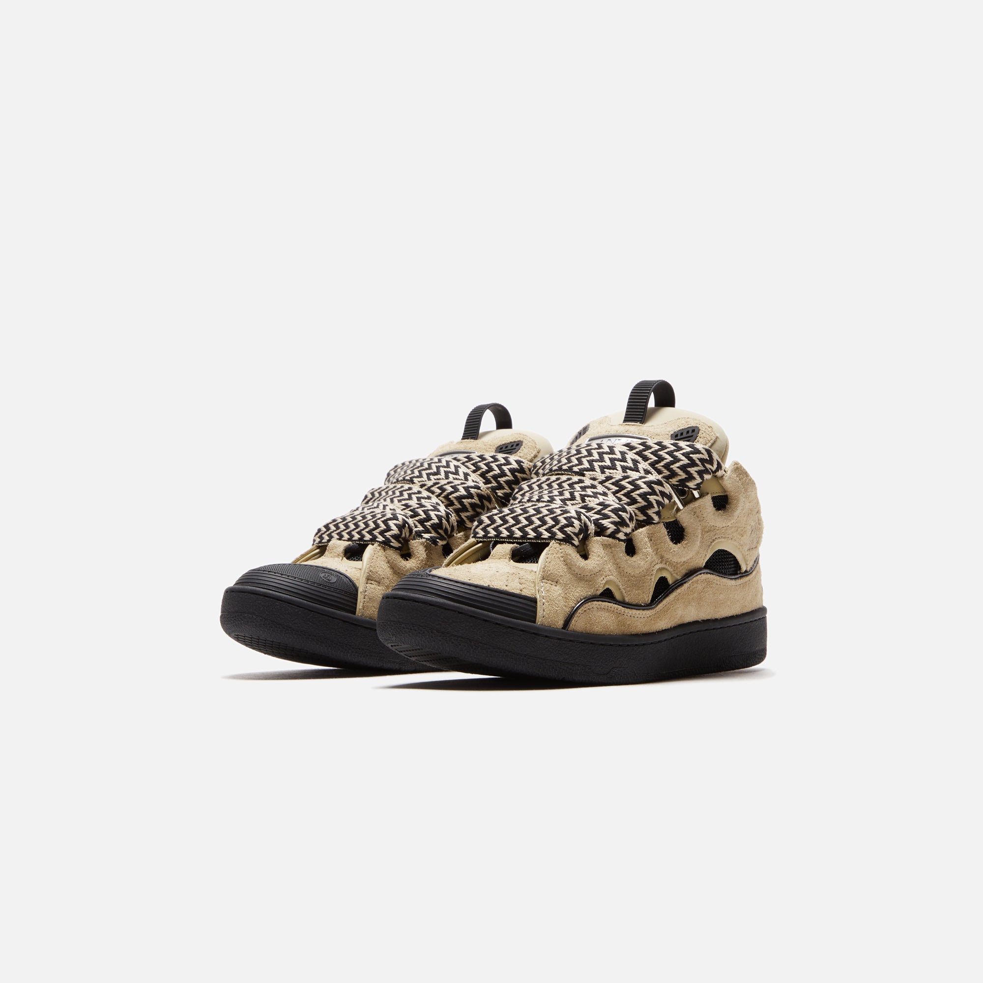 Lanvin Curb Sneaker - Light Brown / Black