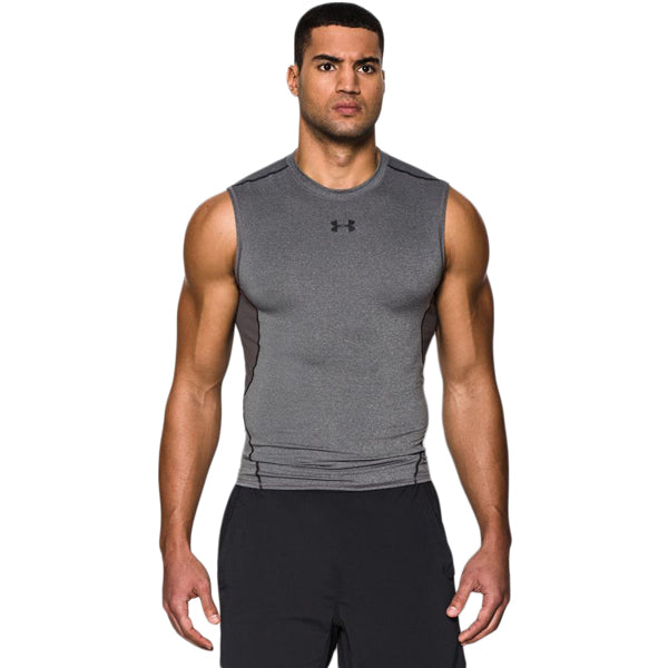 Men's UA HeatGear Armour Sleeveless Compression Shirt