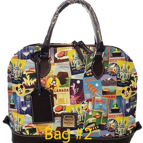 Disney Dooney and Bourke Bag - Food and Wine 2016 - Zip Satchel