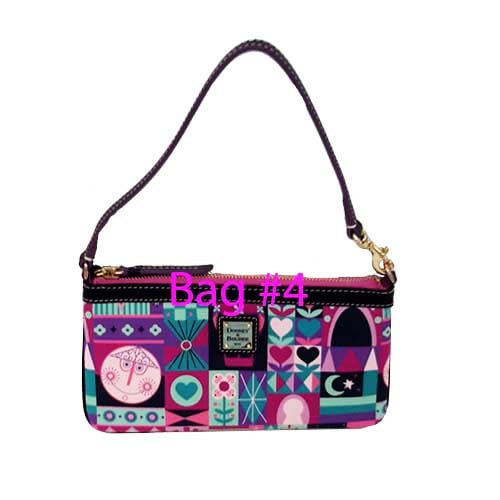 Disney Dooney and Bourke Bag - it's a small world - Wristlet