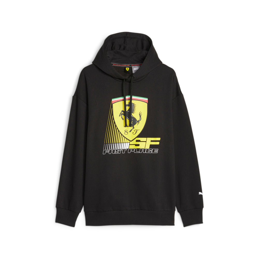 SF Race Colored Big Shield Graphic Pullover Hoodie