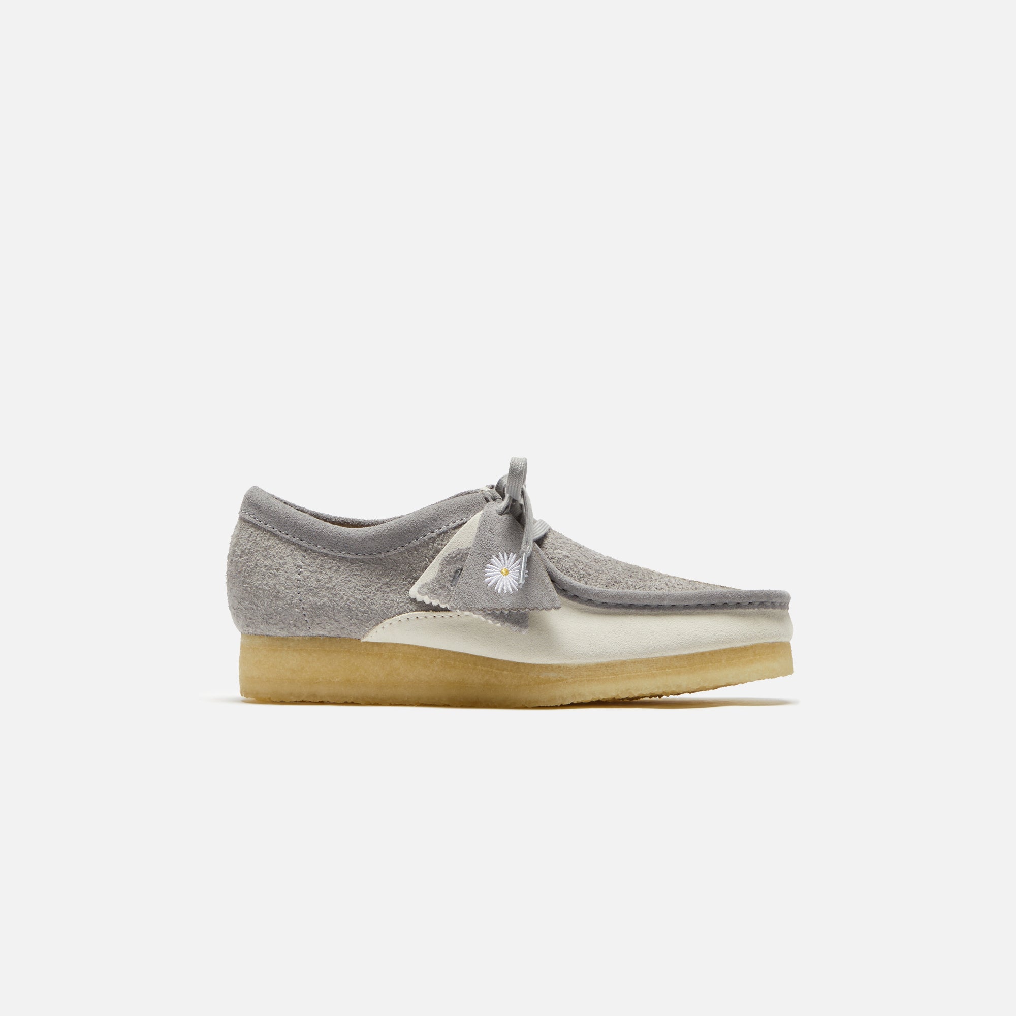 Clarks Wallabee - Grey / Off White