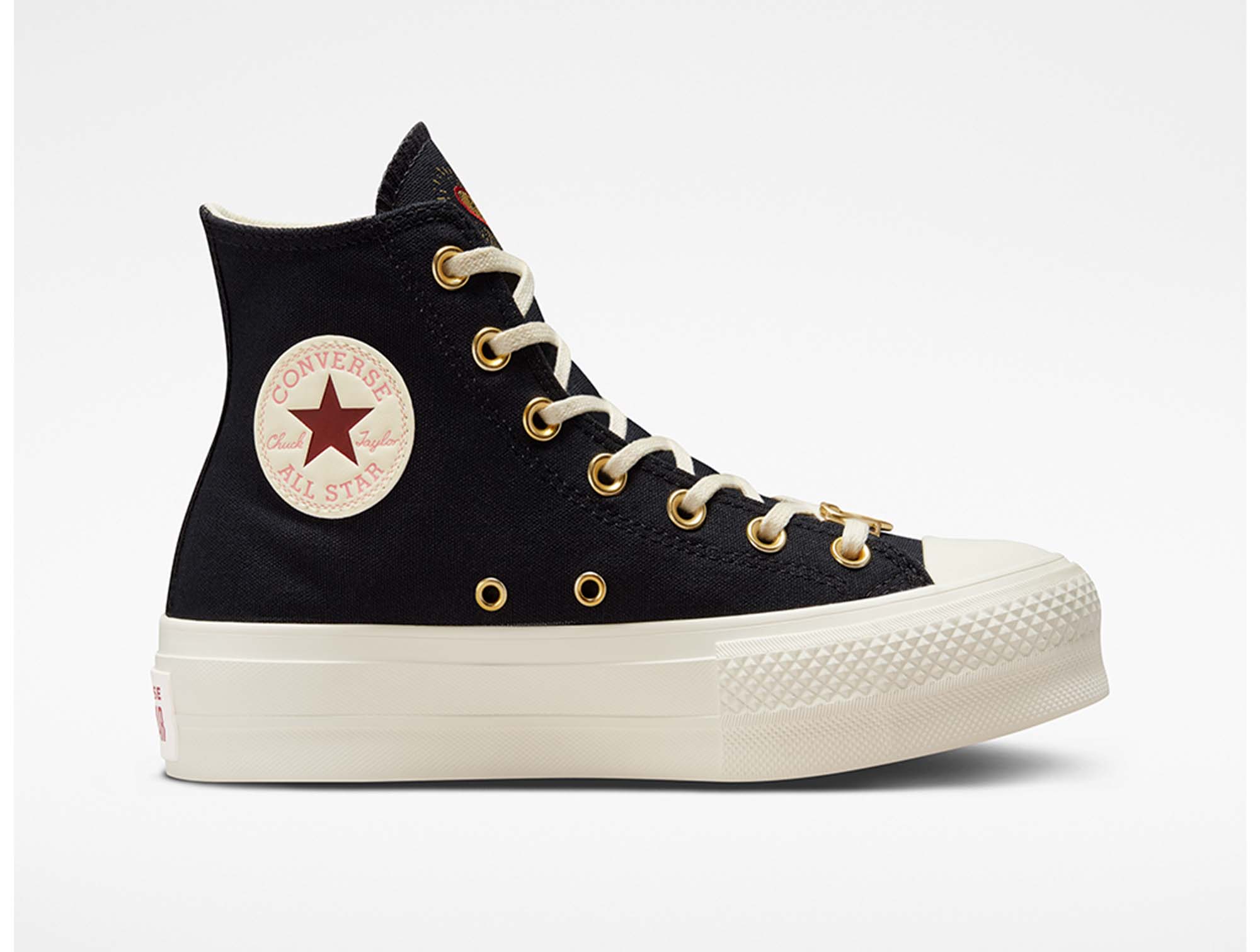 Converse Chuck Taylor Plataforma Womens Negro