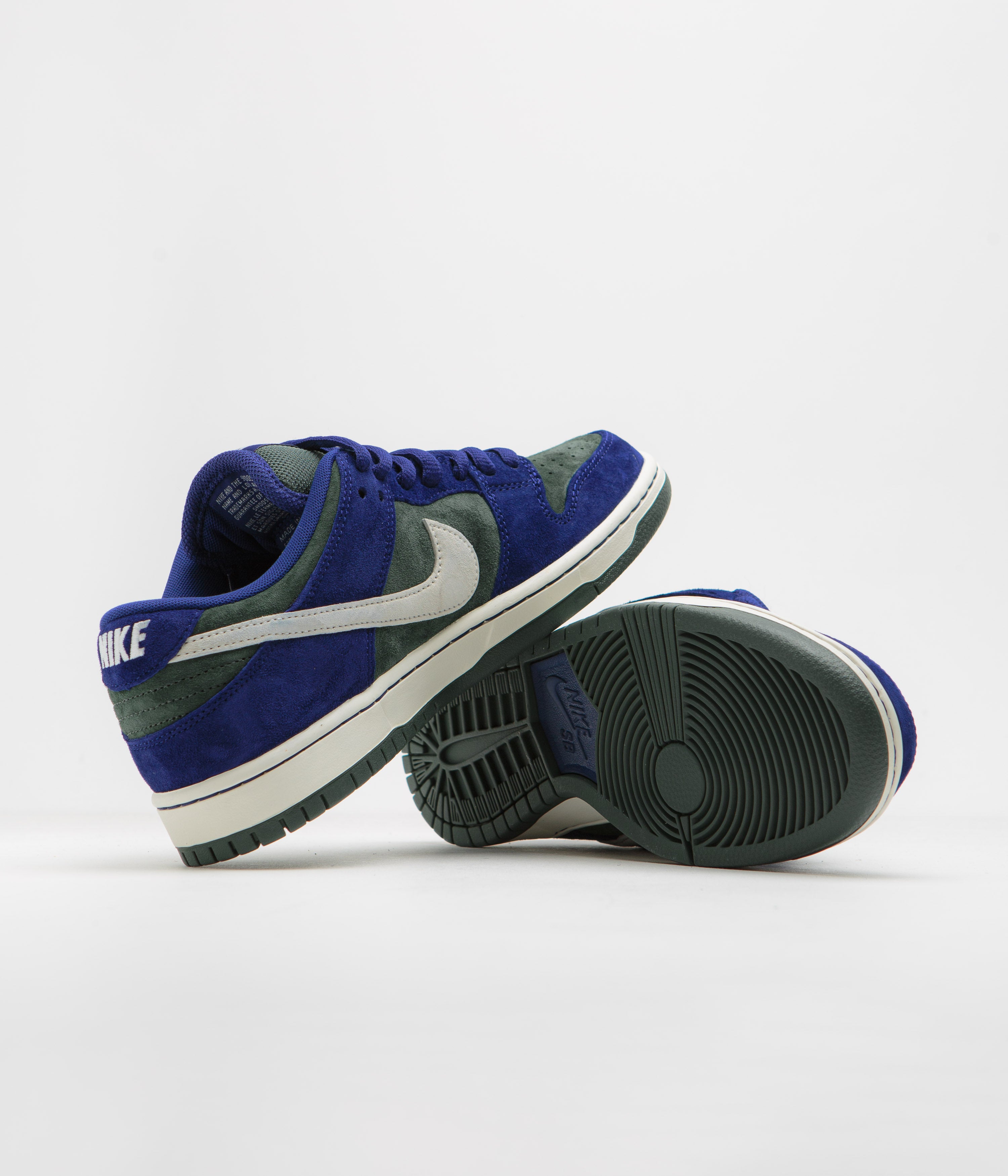 Nike SB Dunk Low Pro 'Wildcard' Shoes - Deep Royal Blue / Sail - Vintage Green