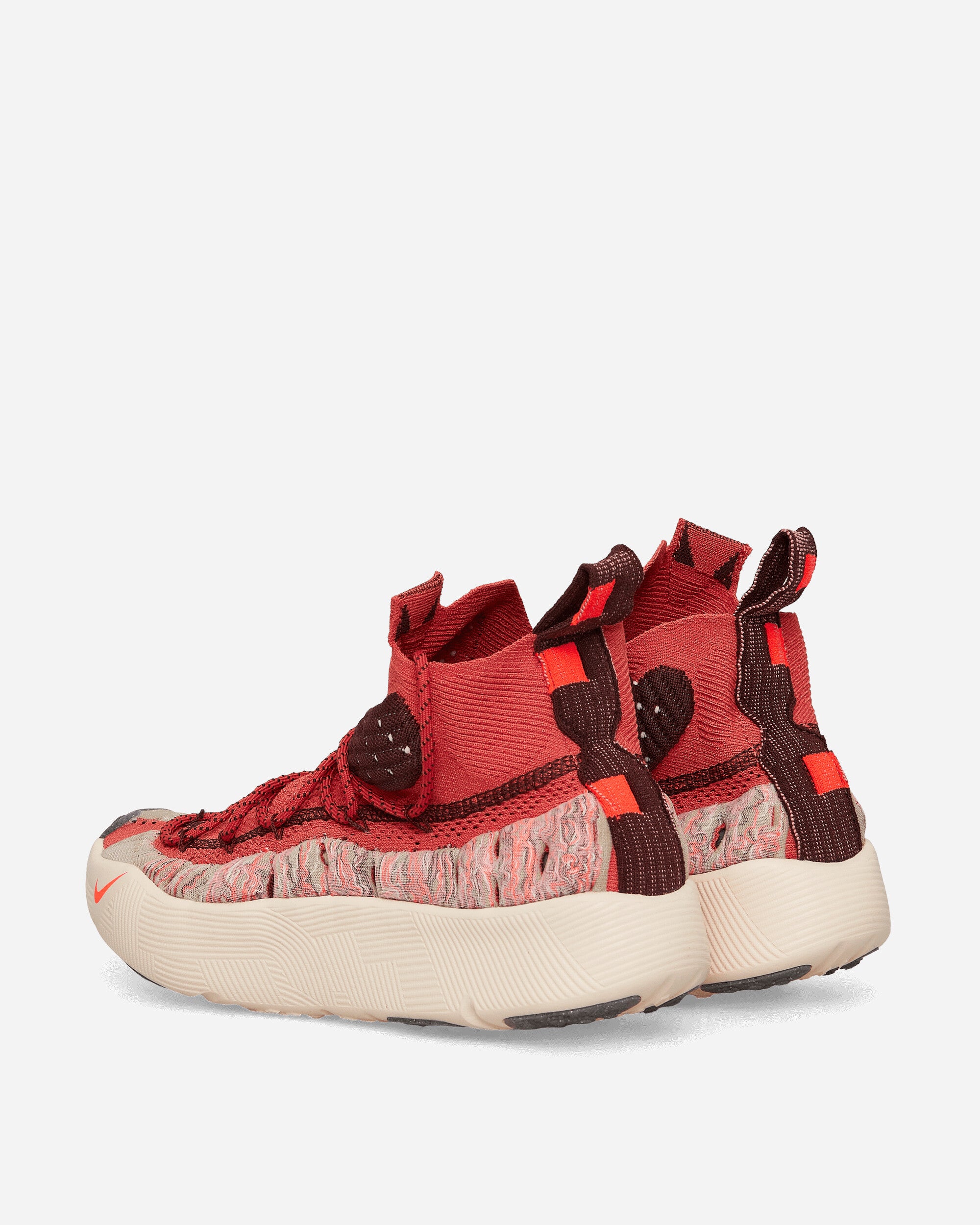 ISPA Sense Flyknit Sneakers Desert Adobe / Bright Crimson