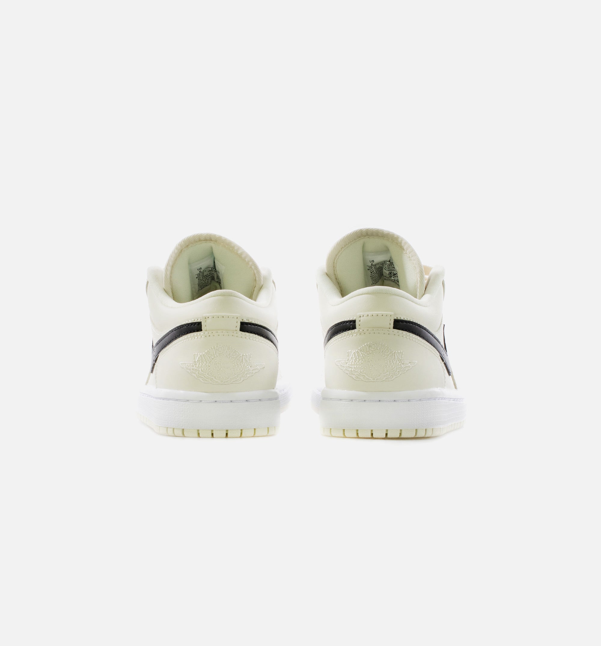 Air Jordan 1 Low Womens Lifestyle Shoe - Cream/Black/White Limit One Per Customer