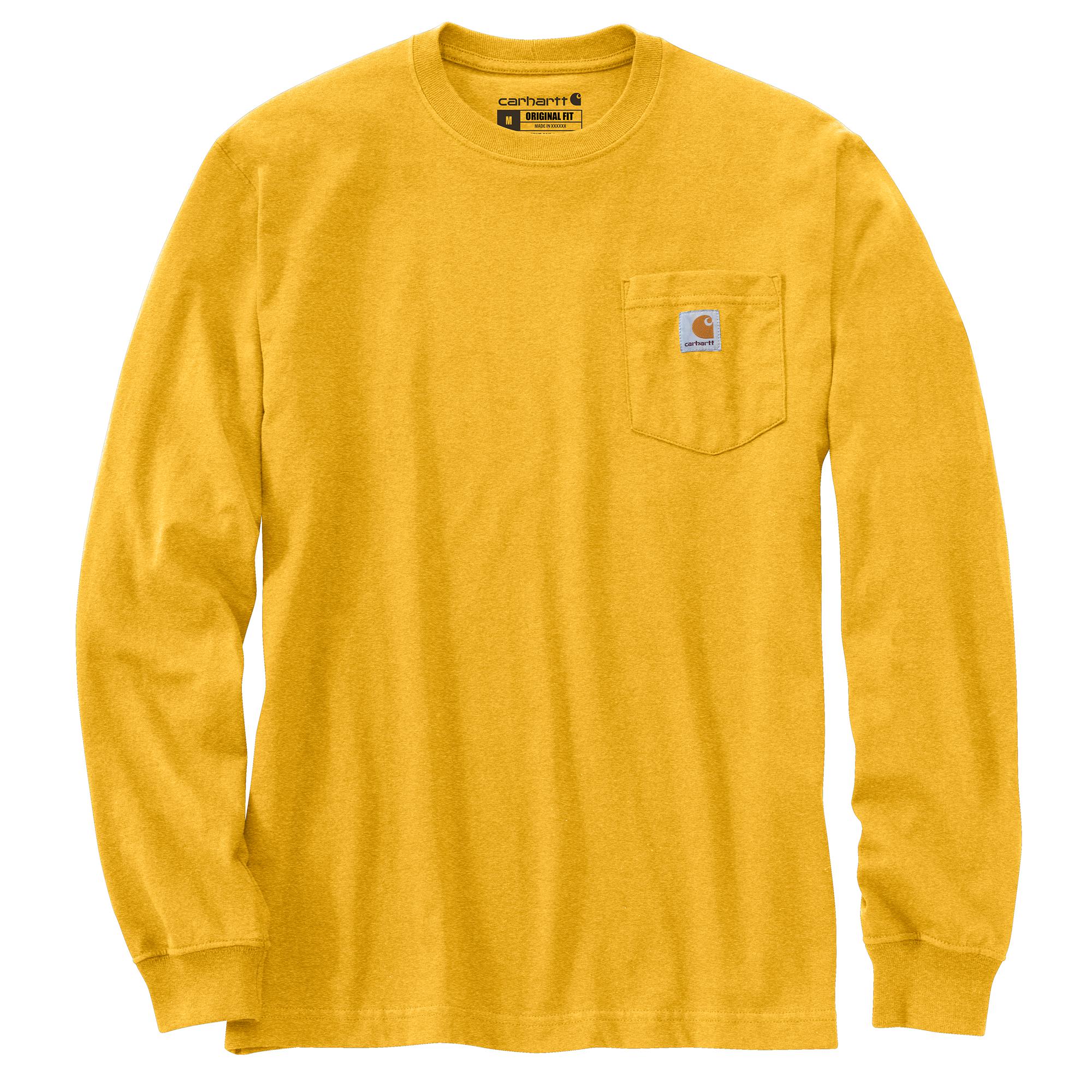 Carhartt Men's Long Sleeve Pocket T-Shirt_Honeycomb Heather