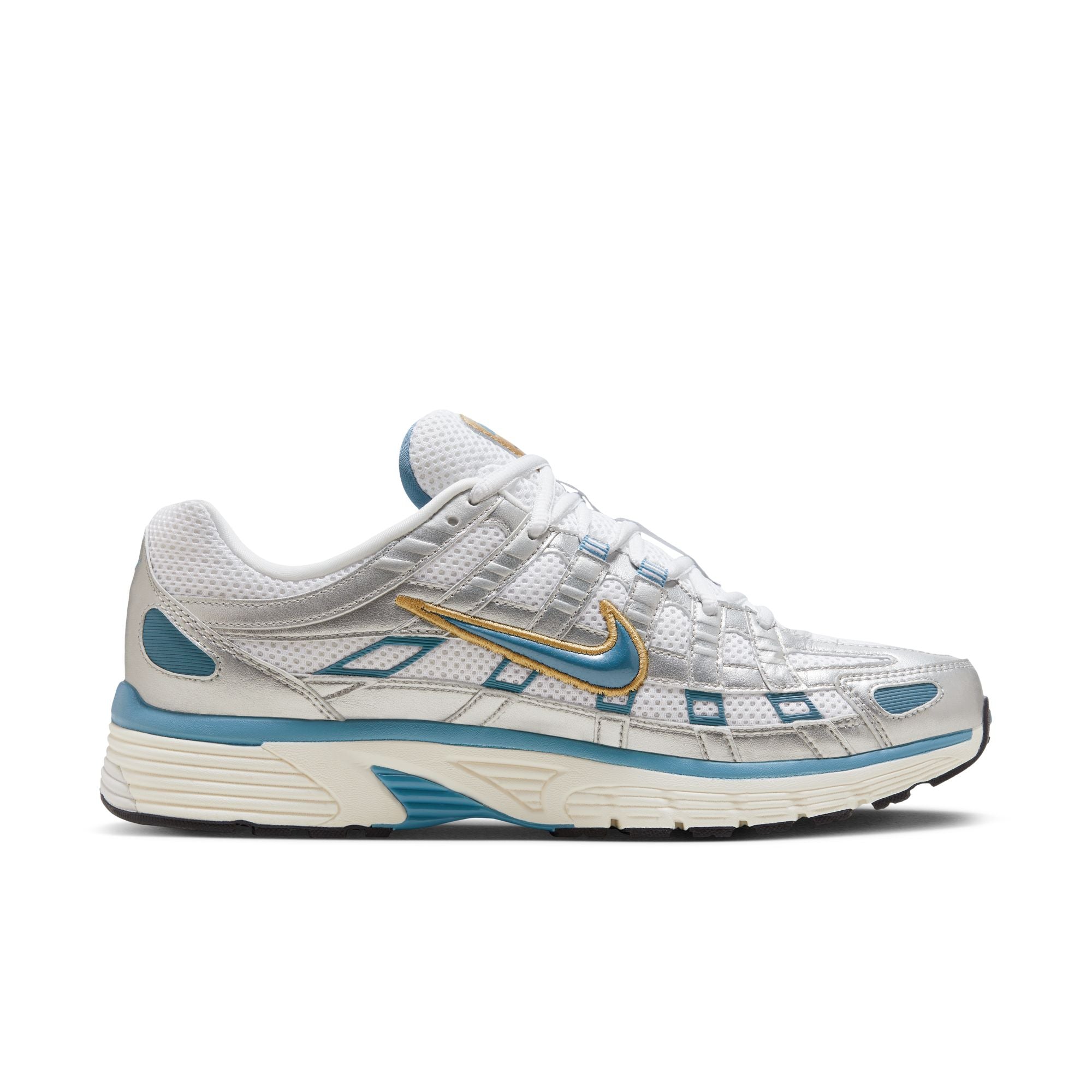 Nike P-6000 White Aegean Storm Metallic Silver HJ7246-100