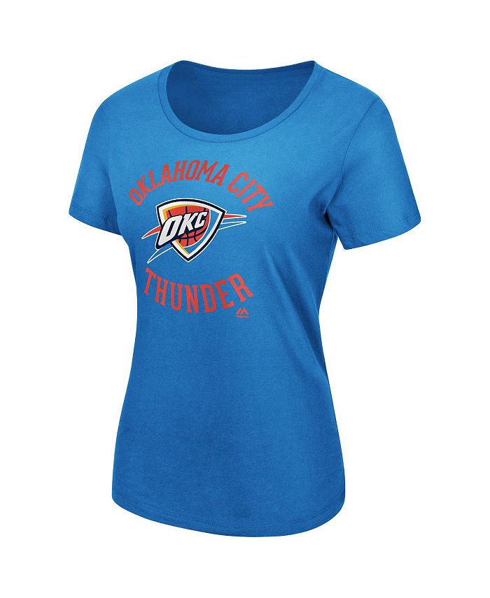 Women's Blue Oklahoma City Thunder The Main Thing T-shirt