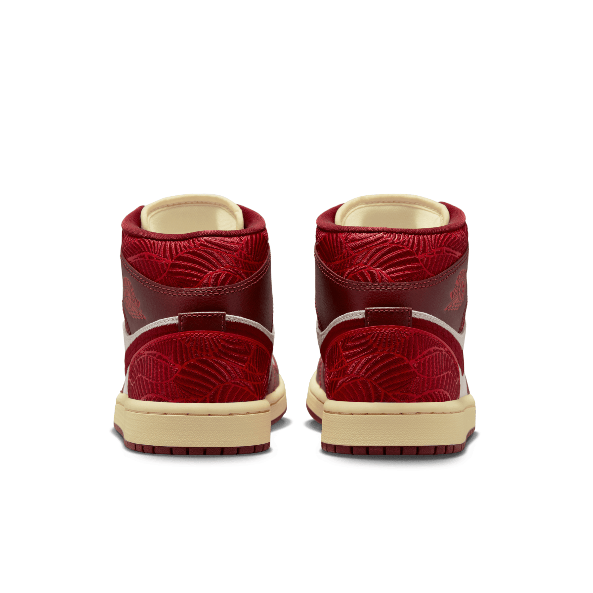 Wmns Air Jordan 1 Mid SE 'Tiki Leaf Red'