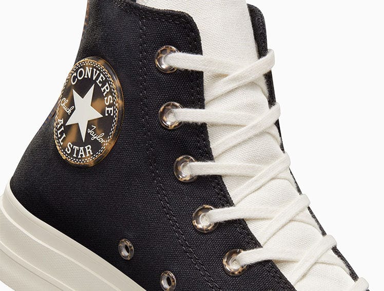 Converse Chuck T Plataforma Mujer Negro