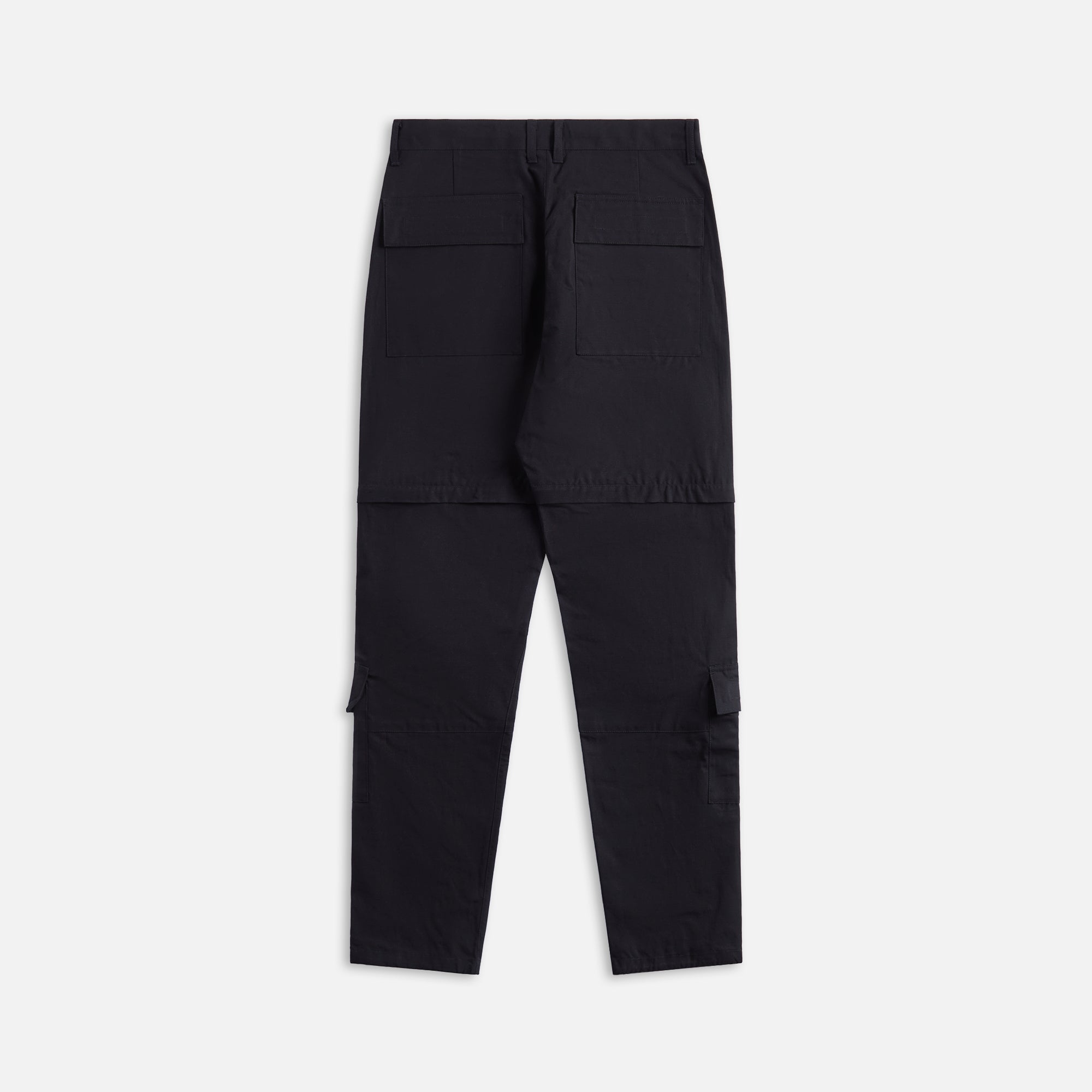 John Elliott Rip Stop Zip Cargo Pant - Black